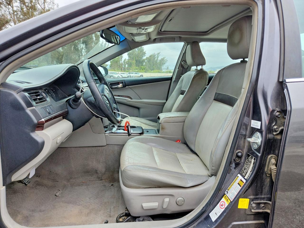 2012 Toyota Camry Xle Gray vin: 4T4BF1FK3CR177551