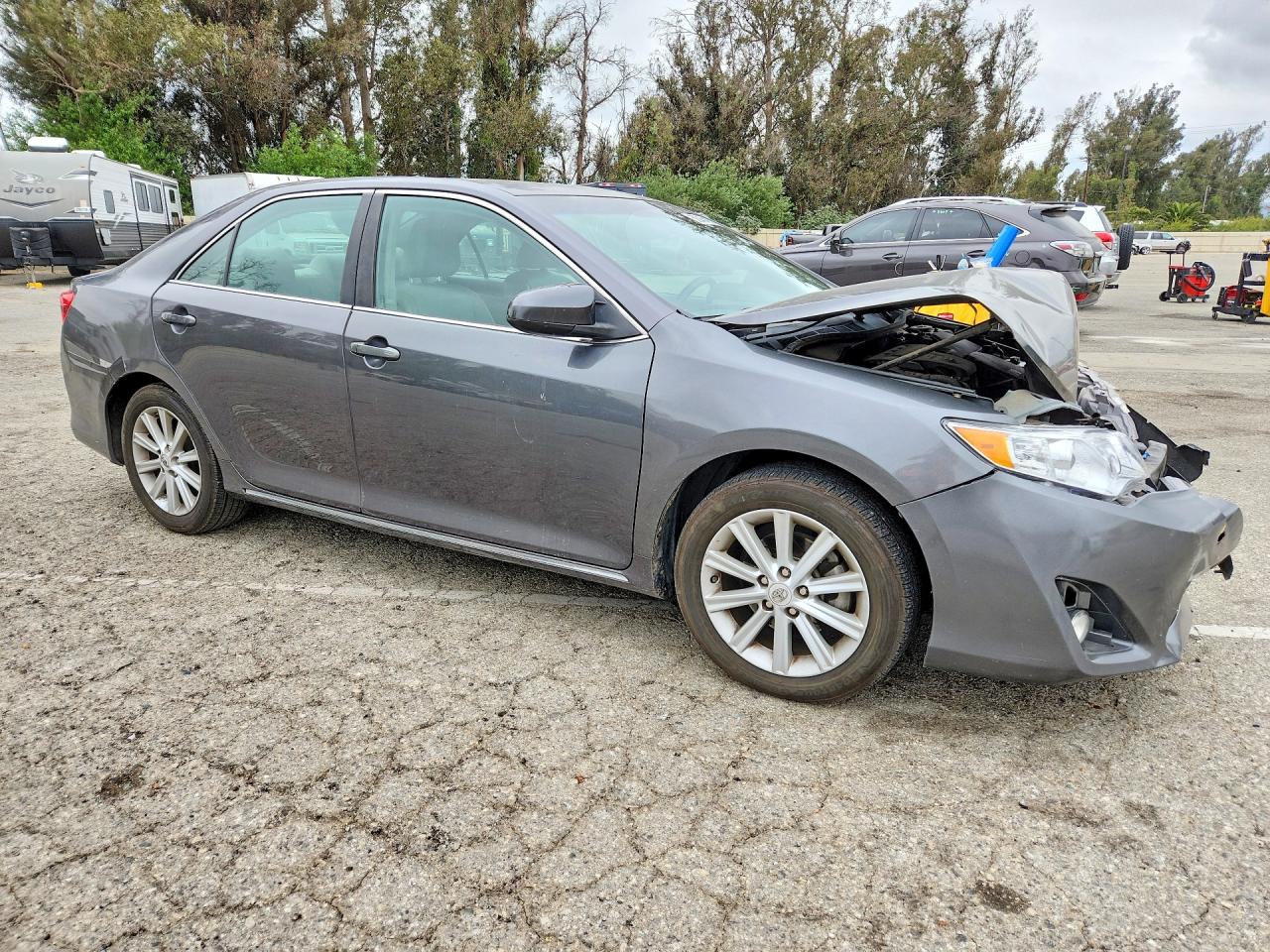 2012 Toyota Camry Xle Gray vin: 4T4BF1FK3CR177551
