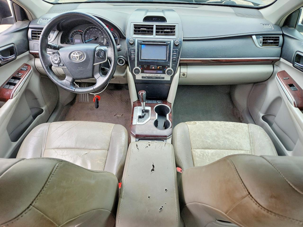 2012 Toyota Camry Xle Gray vin: 4T4BF1FK3CR177551