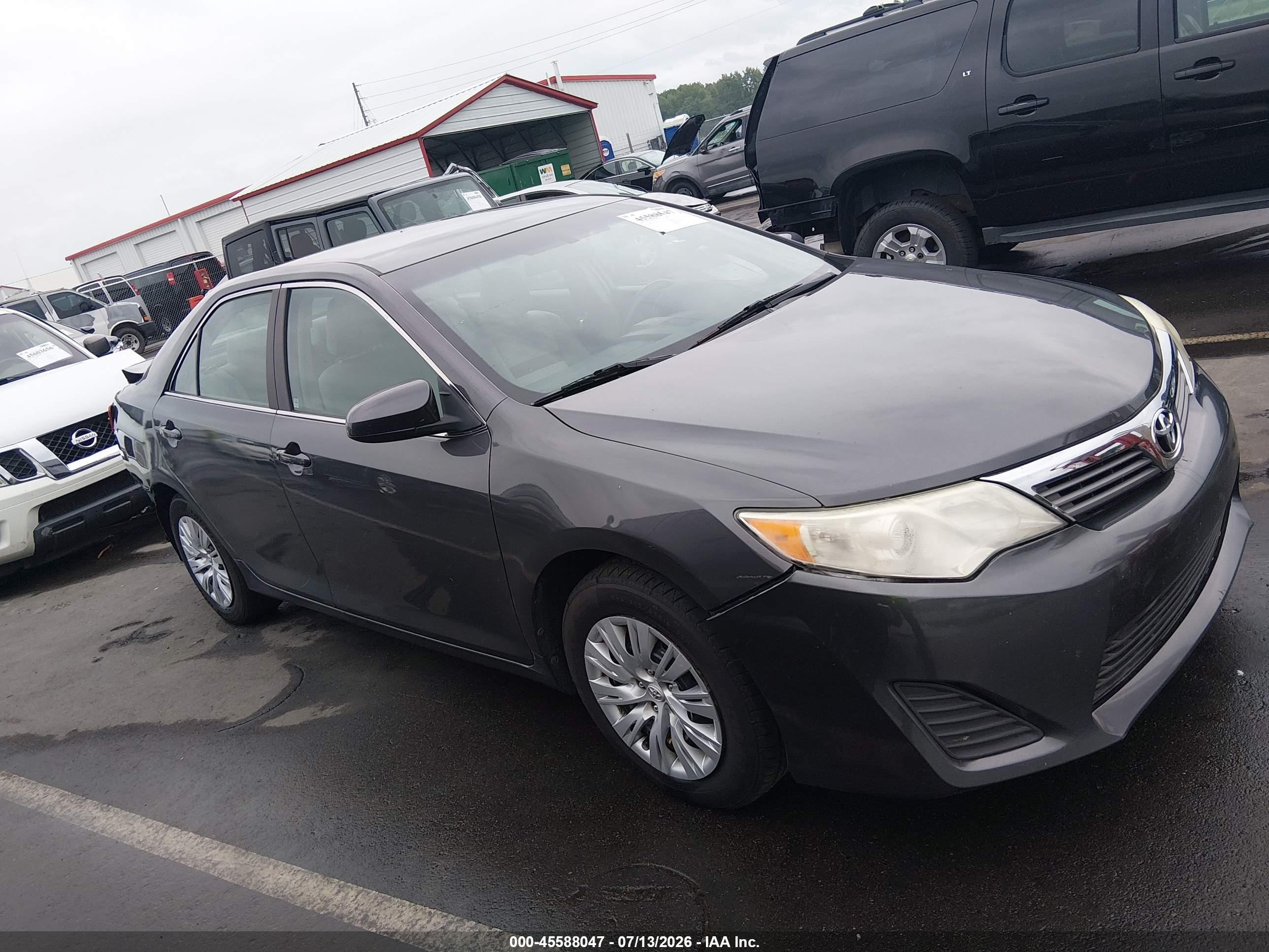 2012 Toyota Camry L Gray vin: 4T4BF1FK3CR183575