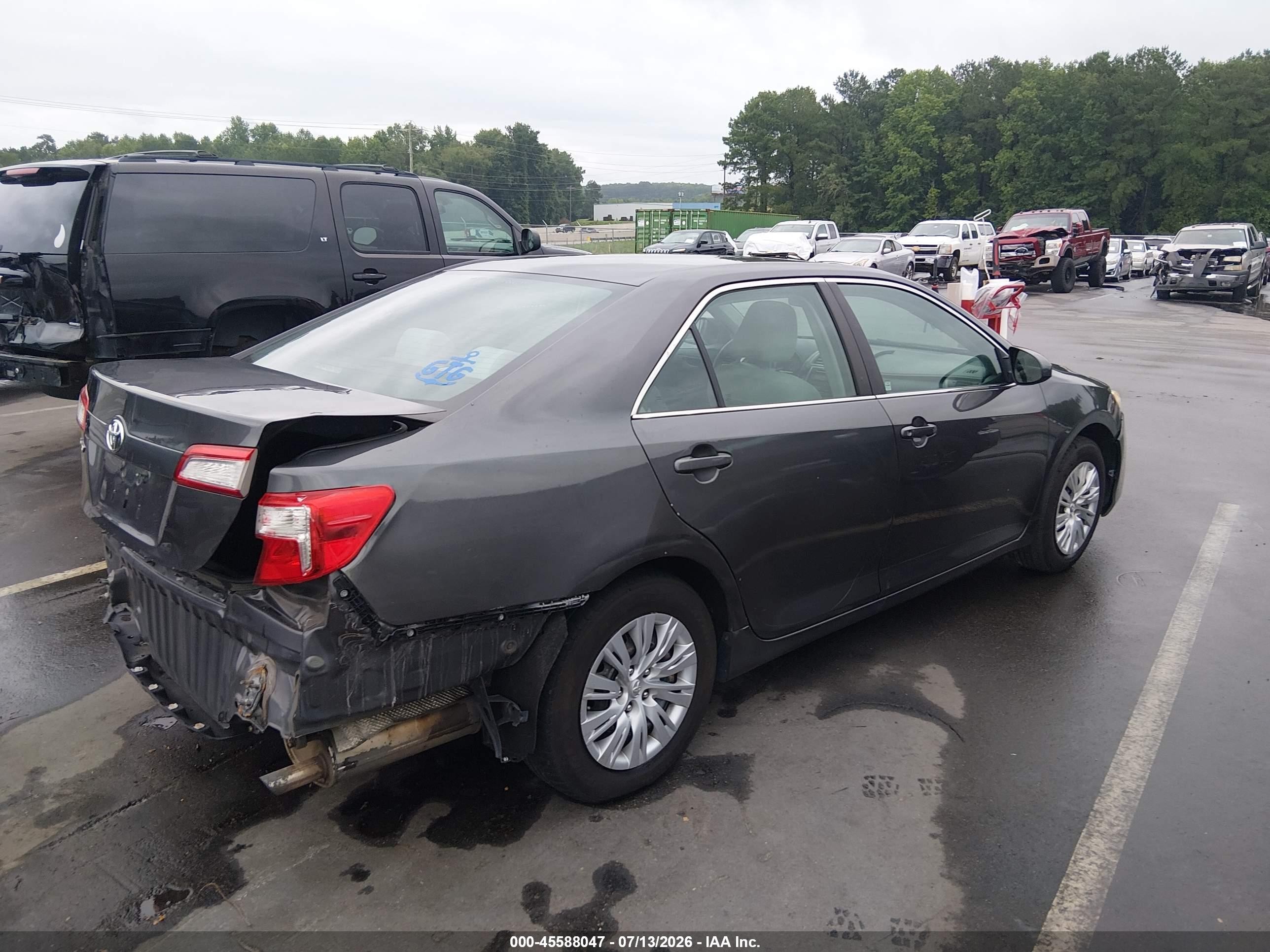 2012 Toyota Camry L Gray vin: 4T4BF1FK3CR183575