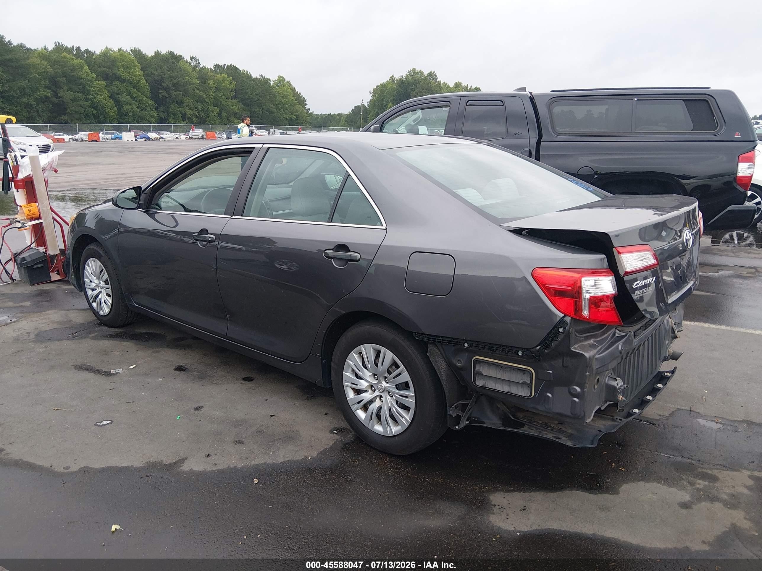 2012 Toyota Camry L Gray vin: 4T4BF1FK3CR183575