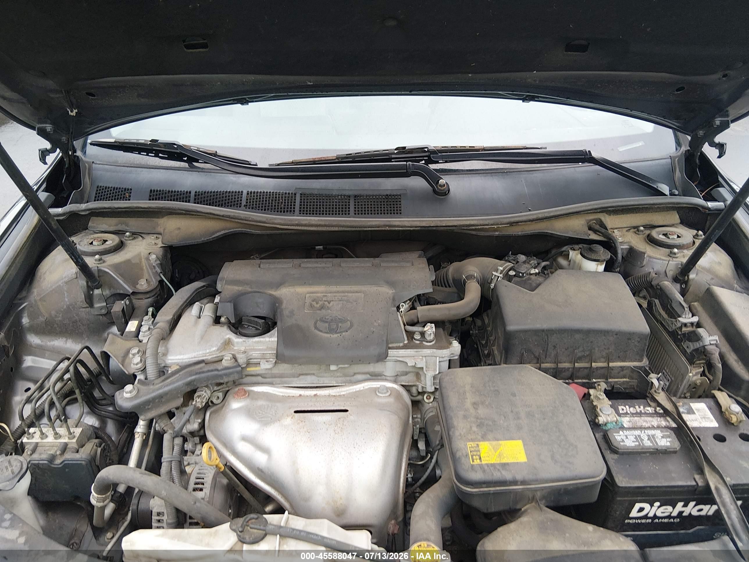 2012 Toyota Camry L Gray vin: 4T4BF1FK3CR183575