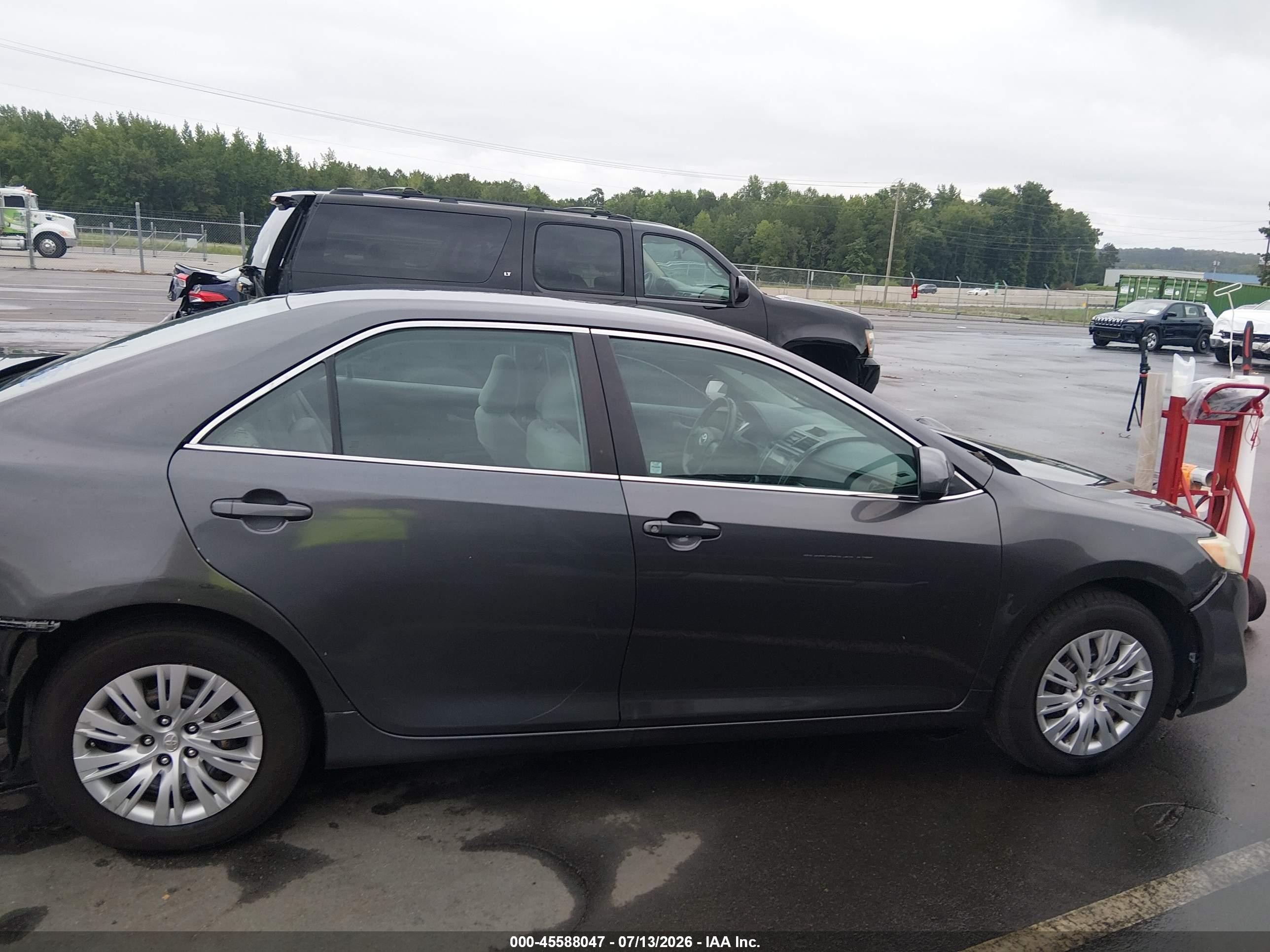 2012 Toyota Camry L Gray vin: 4T4BF1FK3CR183575