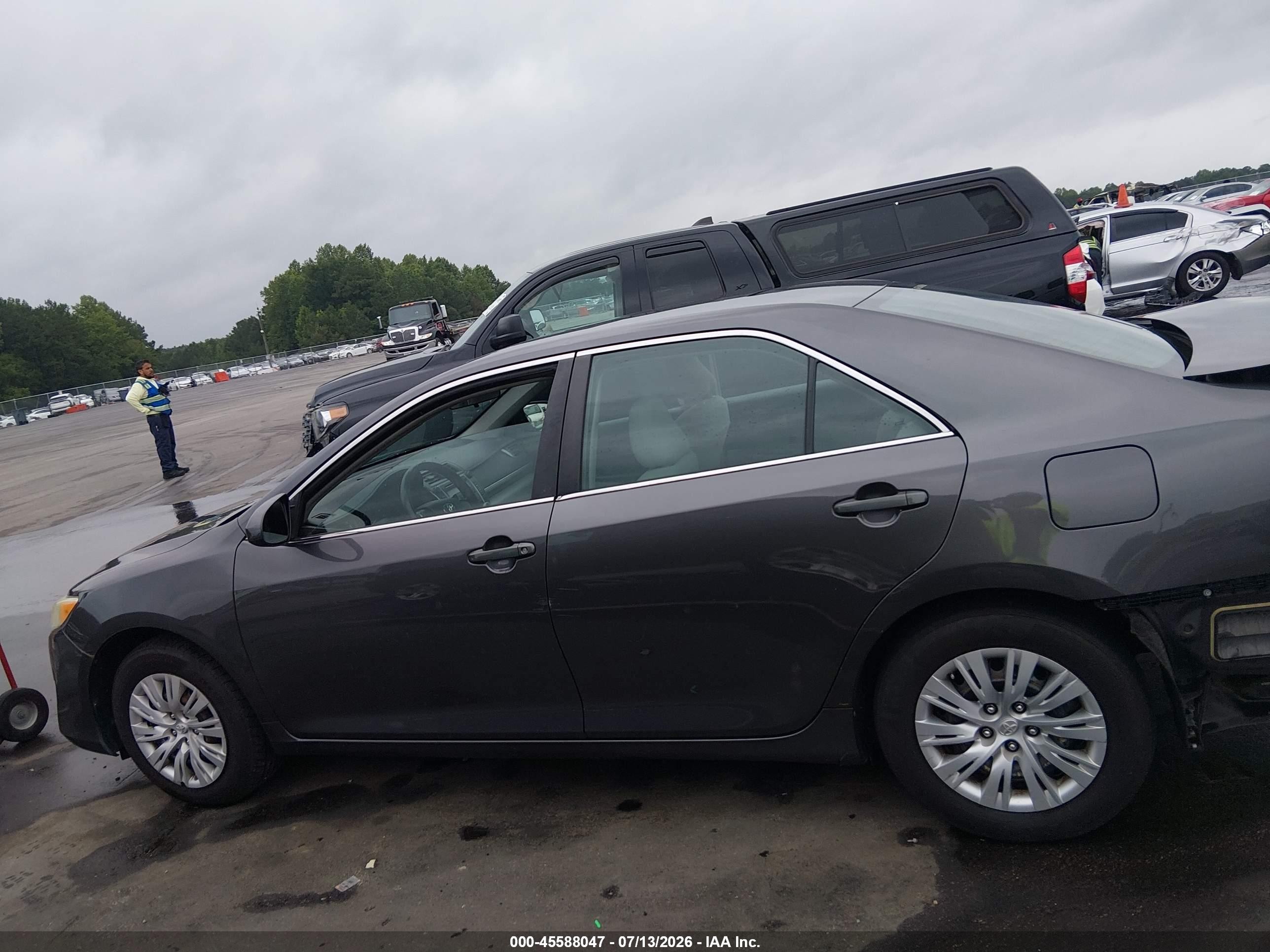 2012 Toyota Camry L Gray vin: 4T4BF1FK3CR183575