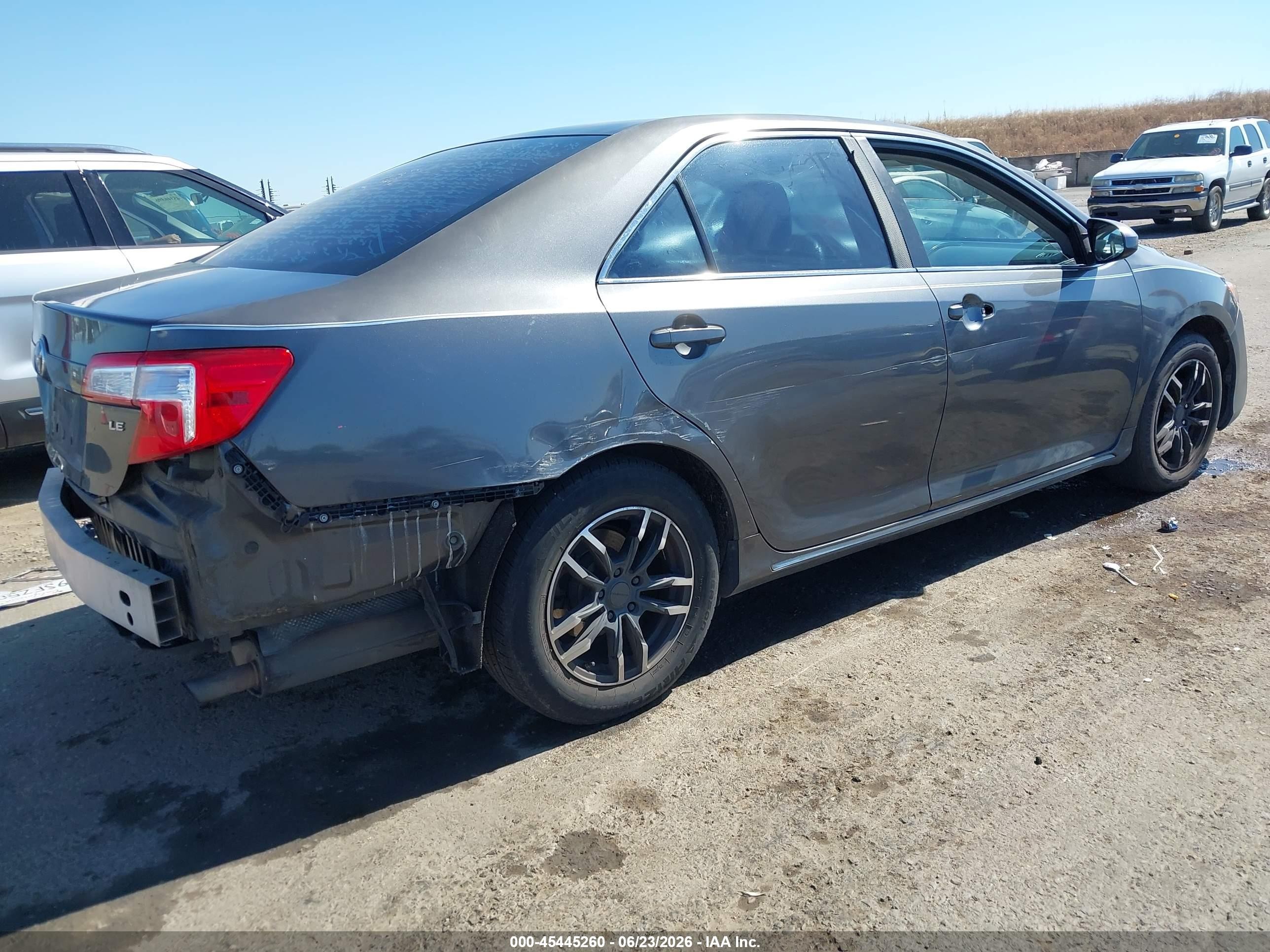 2012 Toyota Camry Le Gray vin: 4T4BF1FK3CR185035