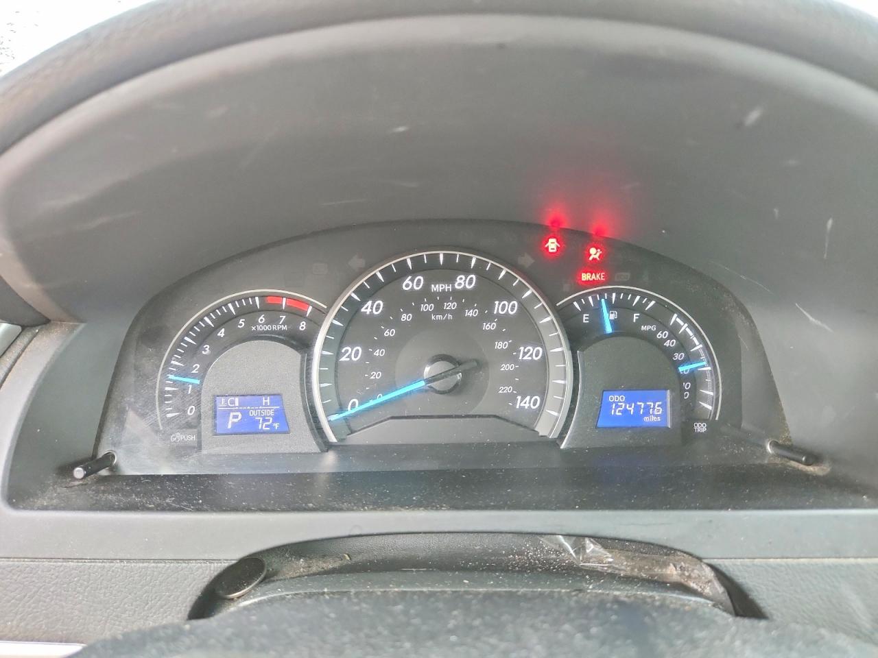 2012 Toyota Camry Le Turquoise vin: 4T4BF1FK3CR189859