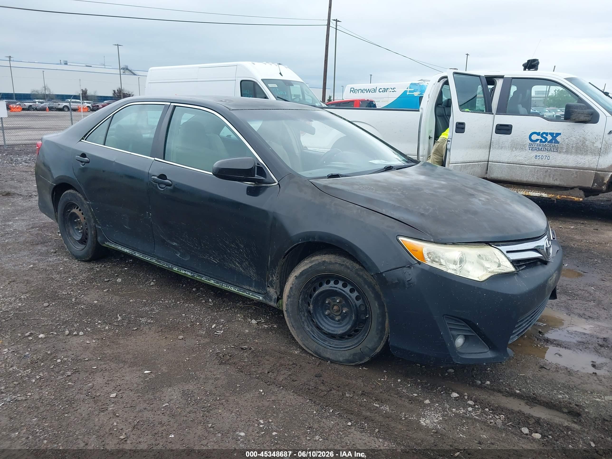 2012 Toyota Camry Le Black vin: 4T4BF1FK3CR202173