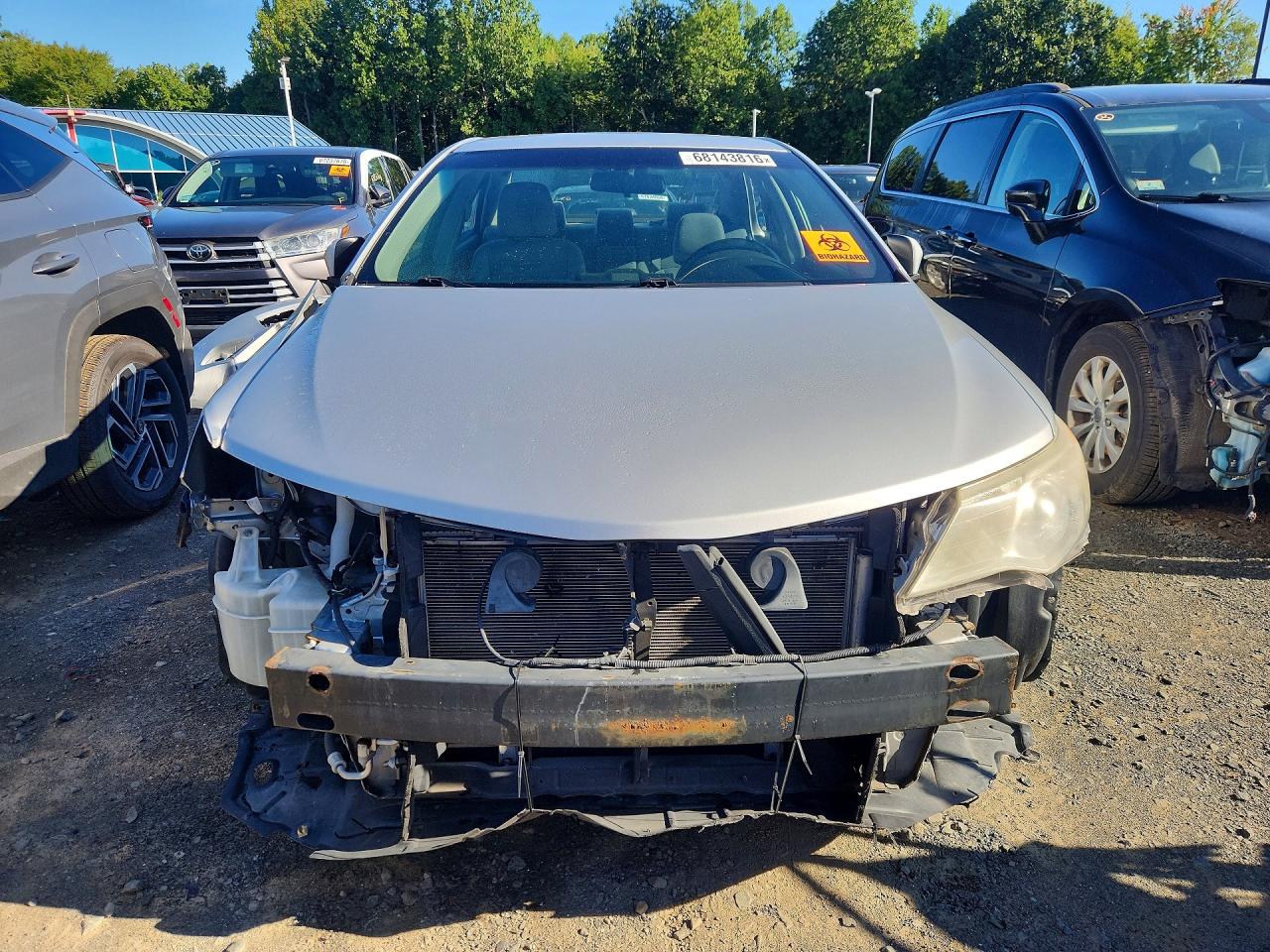 2012 Toyota Camry Le Серебряный vin: 4T4BF1FK3CR210046