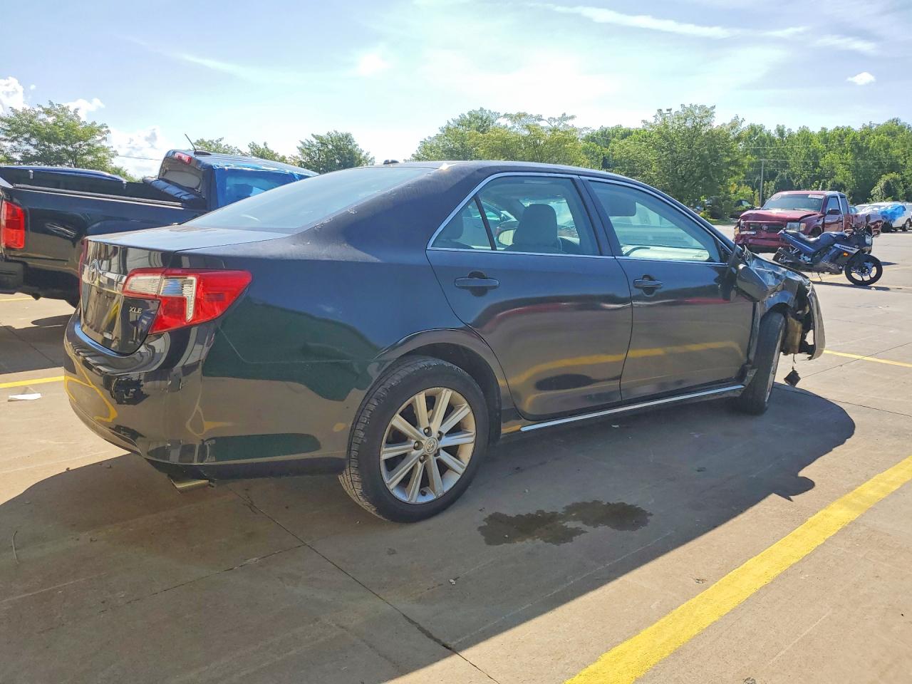 2012 Toyota Camry Xle Black vin: 4T4BF1FK3CR211679