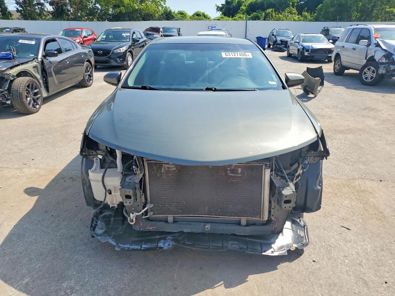 2012 Toyota Camry Le Серый vin: 4T4BF1FK3CR230233