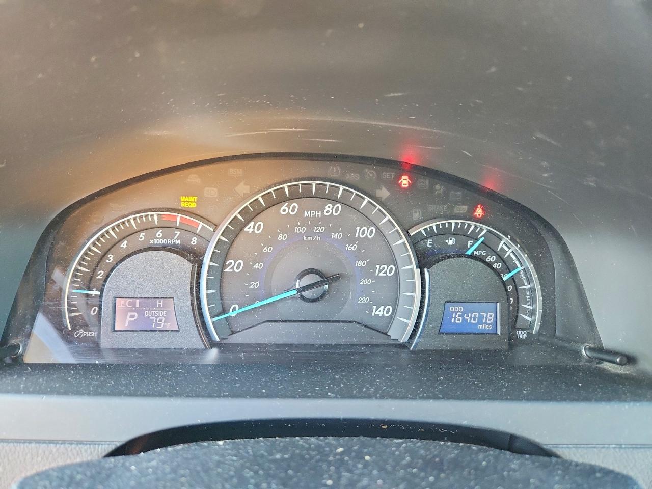 2012 Toyota Camry Xle Blue vin: 4T4BF1FK3CR233553