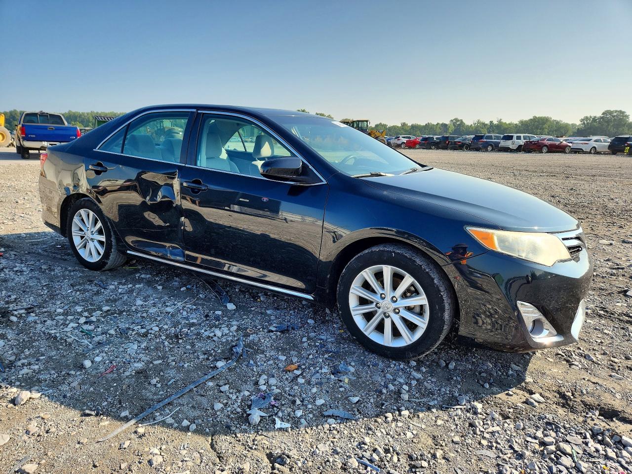2012 Toyota Camry Xle Blue vin: 4T4BF1FK3CR233553