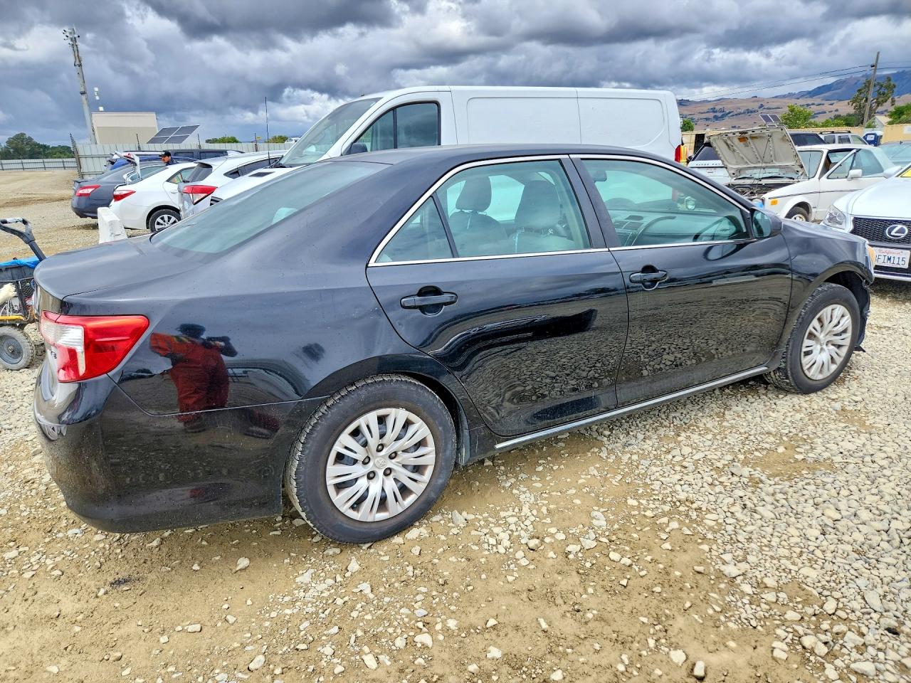 2012 Toyota Camry Le Черный vin: 4T4BF1FK3CR254516