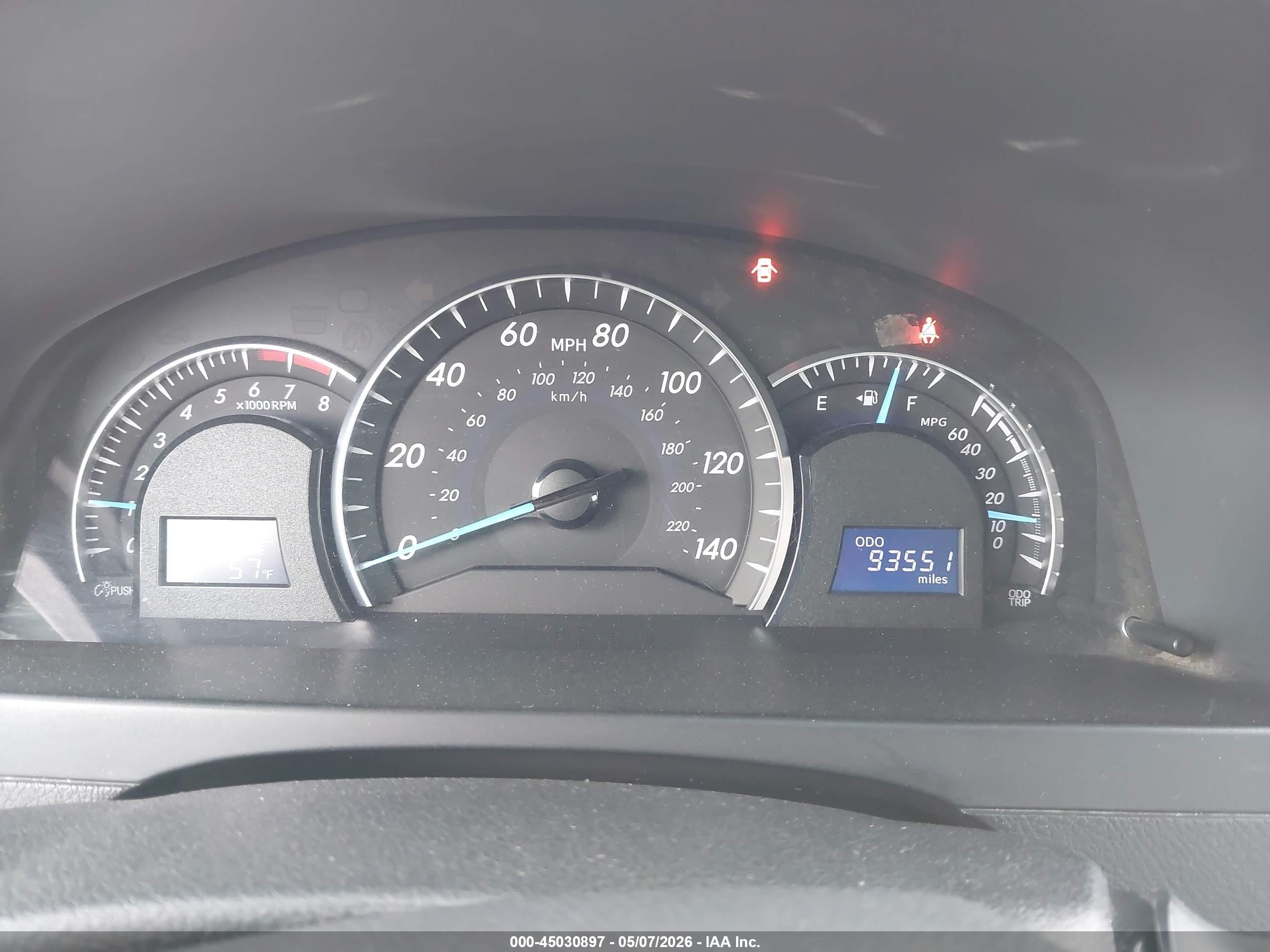 2012 Toyota Camry Xle Gray vin: 4T4BF1FK3CR261644