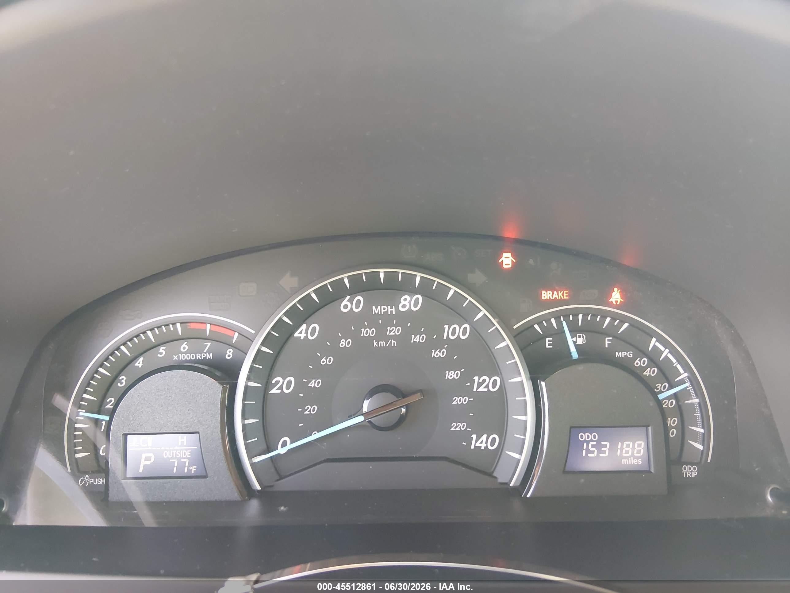 2012 Toyota Camry Le Black vin: 4T4BF1FK3CR268108