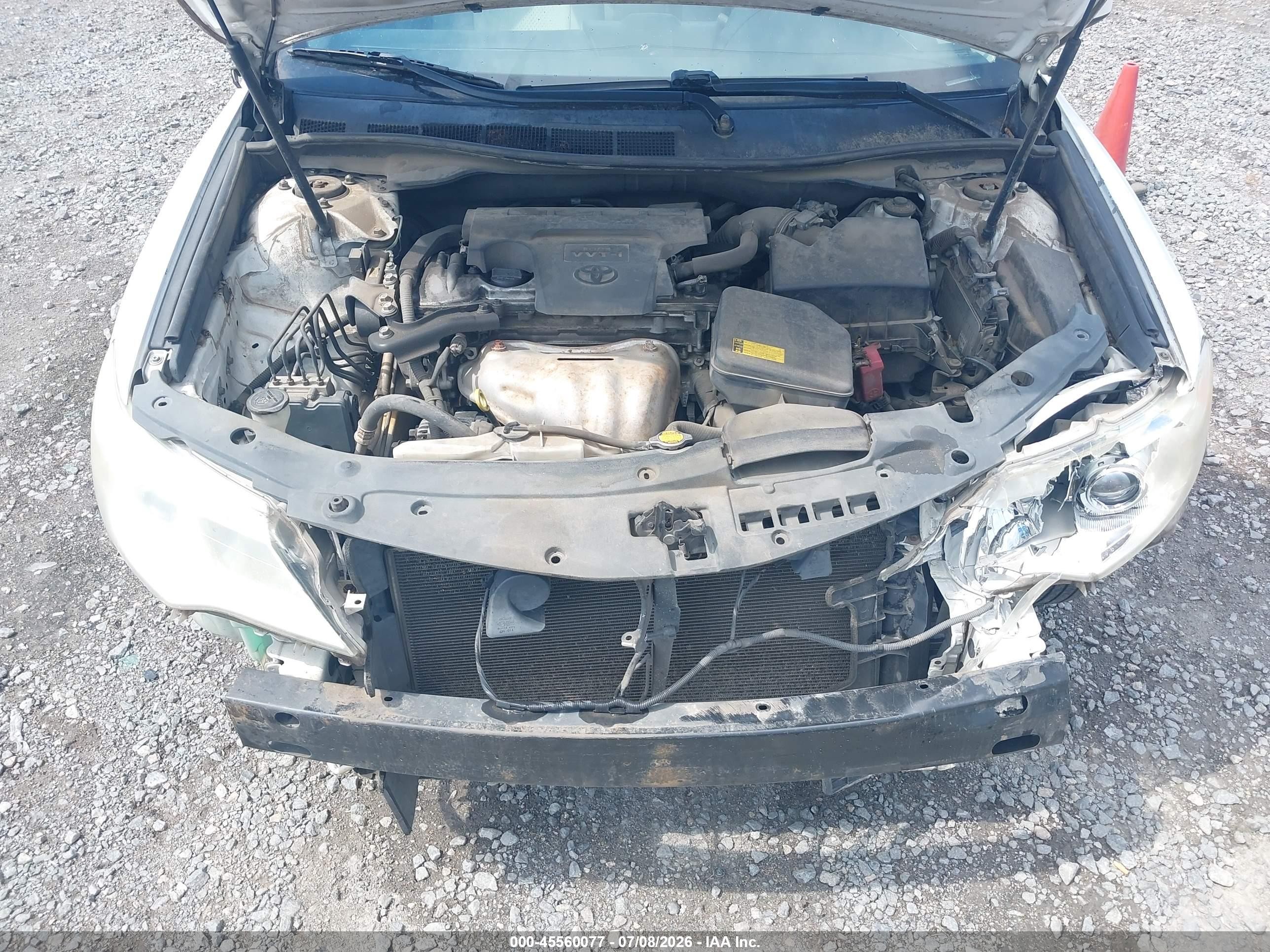 2012 Toyota Camry Le White vin: 4T4BF1FK3CR274121