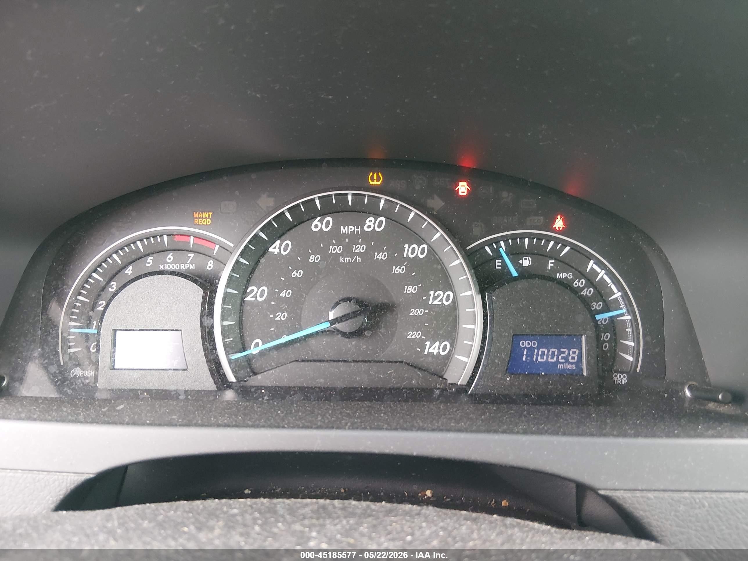 2013 Toyota Camry Le Dark Blue vin: 4T4BF1FK3DR274766