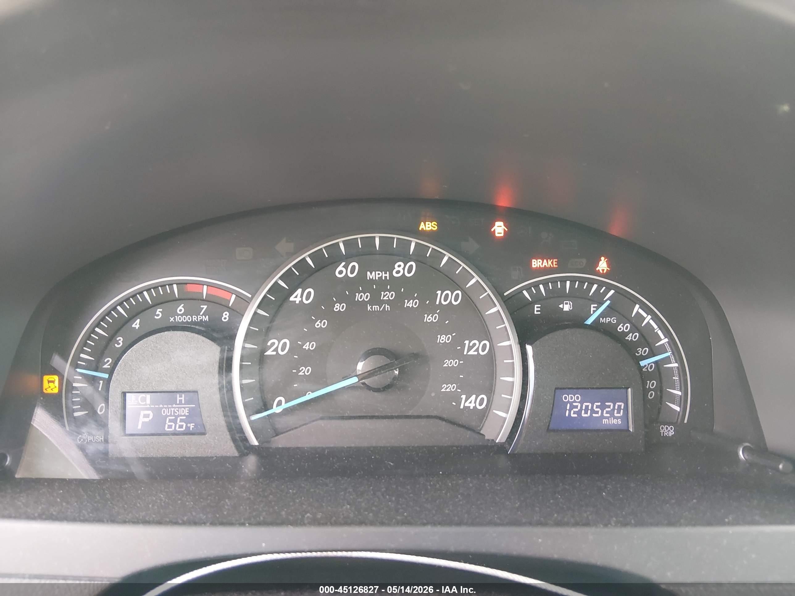 2013 Toyota Camry Le Gray vin: 4T4BF1FK3DR282334