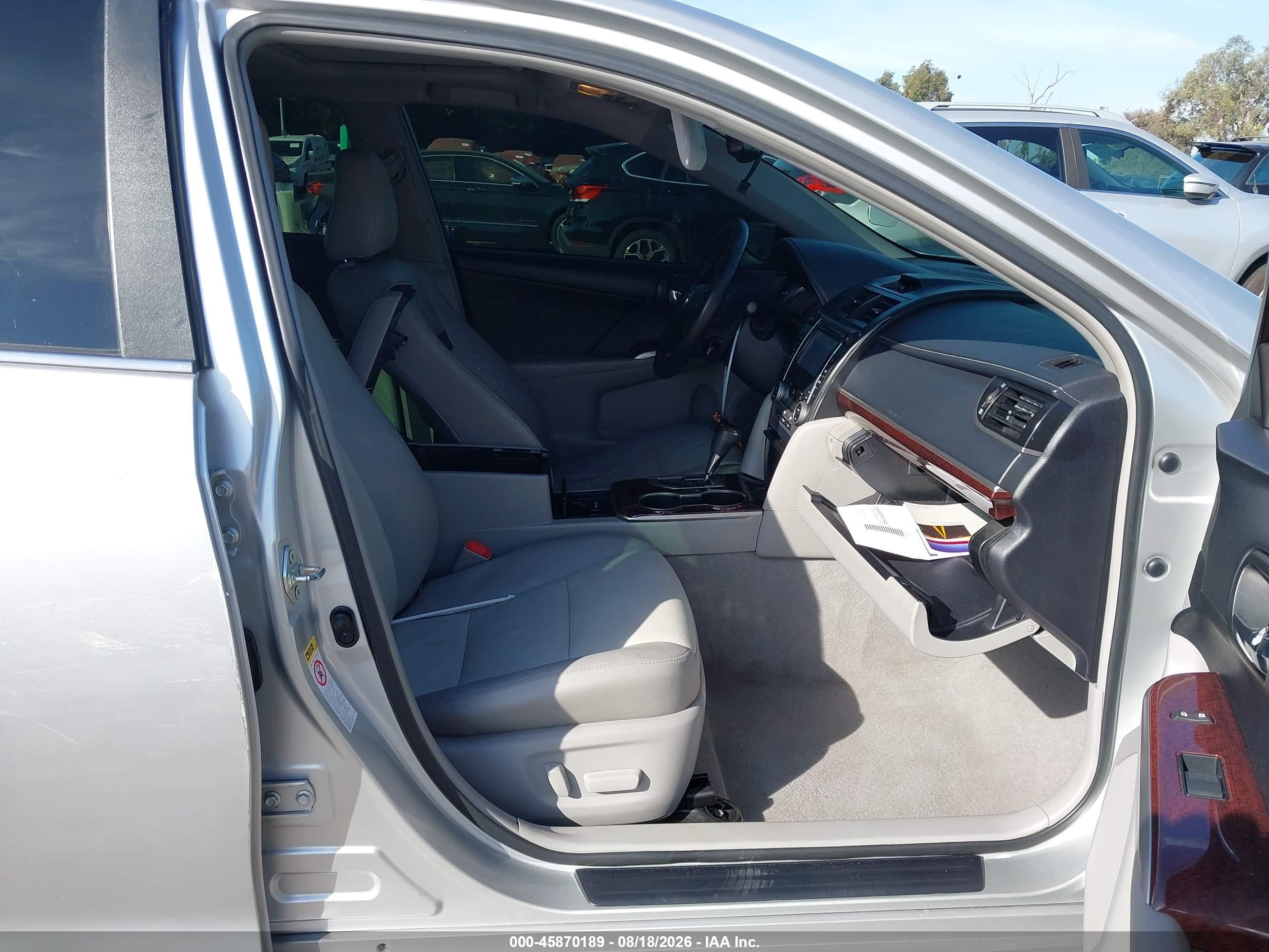 2013 Toyota Camry Xle Silver vin: 4T4BF1FK3DR283953