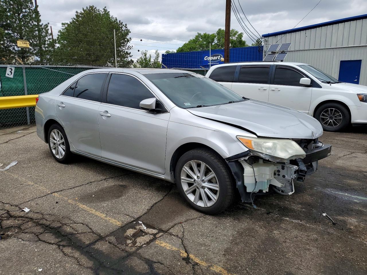 2013 Toyota Camry Xle Silver vin: 4T4BF1FK3DR290840
