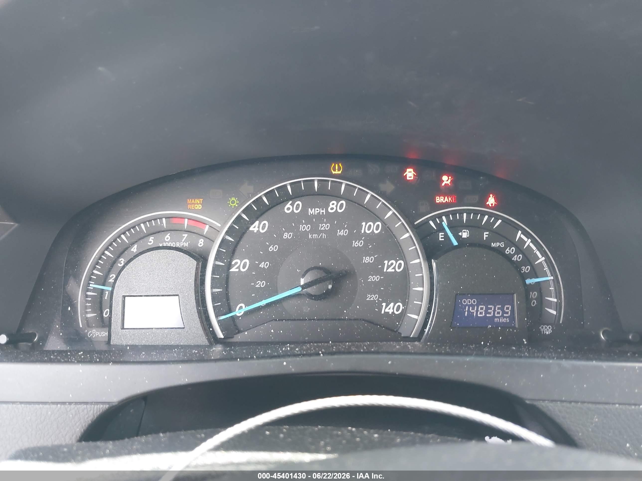 2013 Toyota Camry Le Серый vin: 4T4BF1FK3DR293527