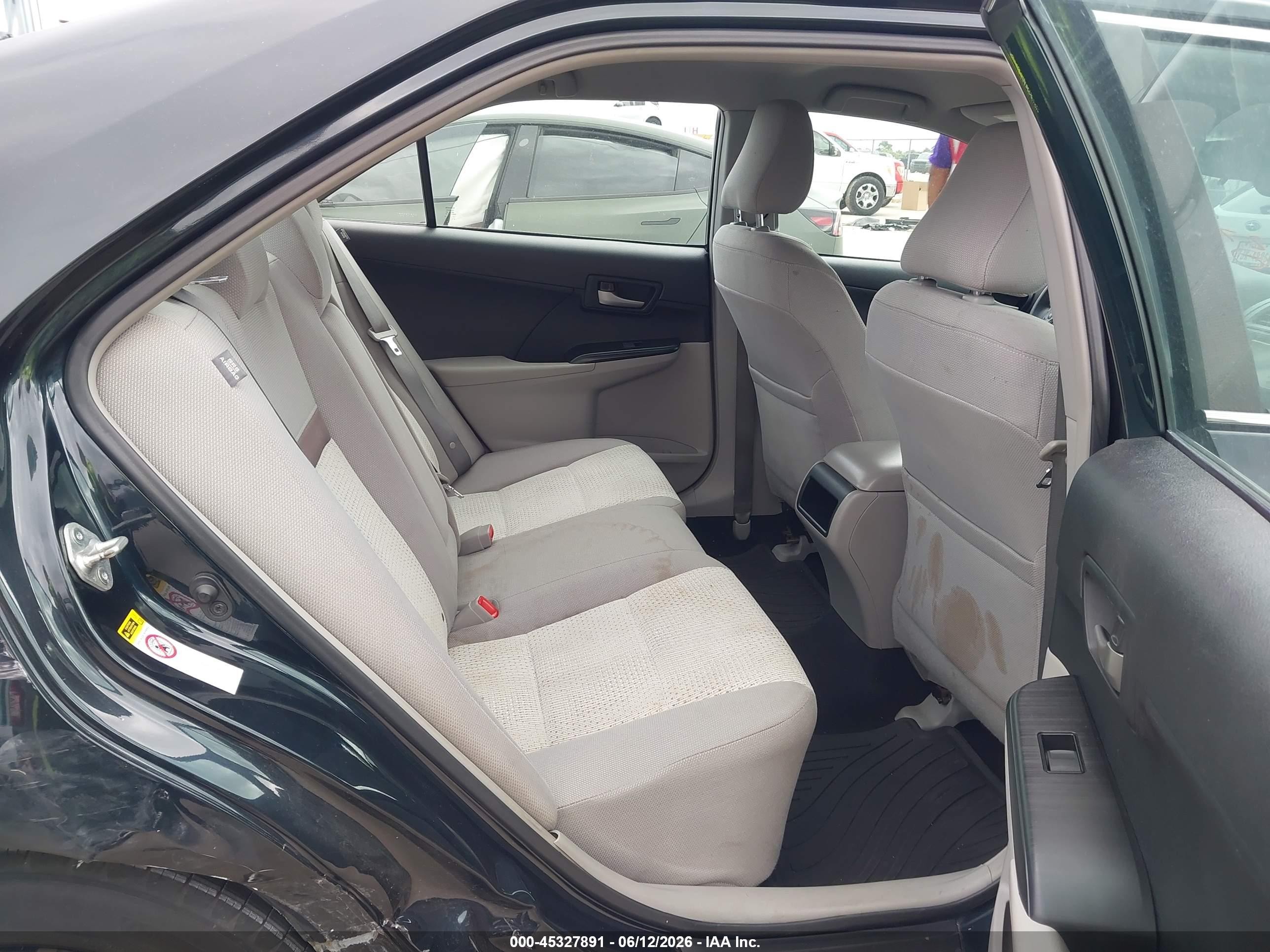 2013 Toyota Camry Le Black vin: 4T4BF1FK3DR303487