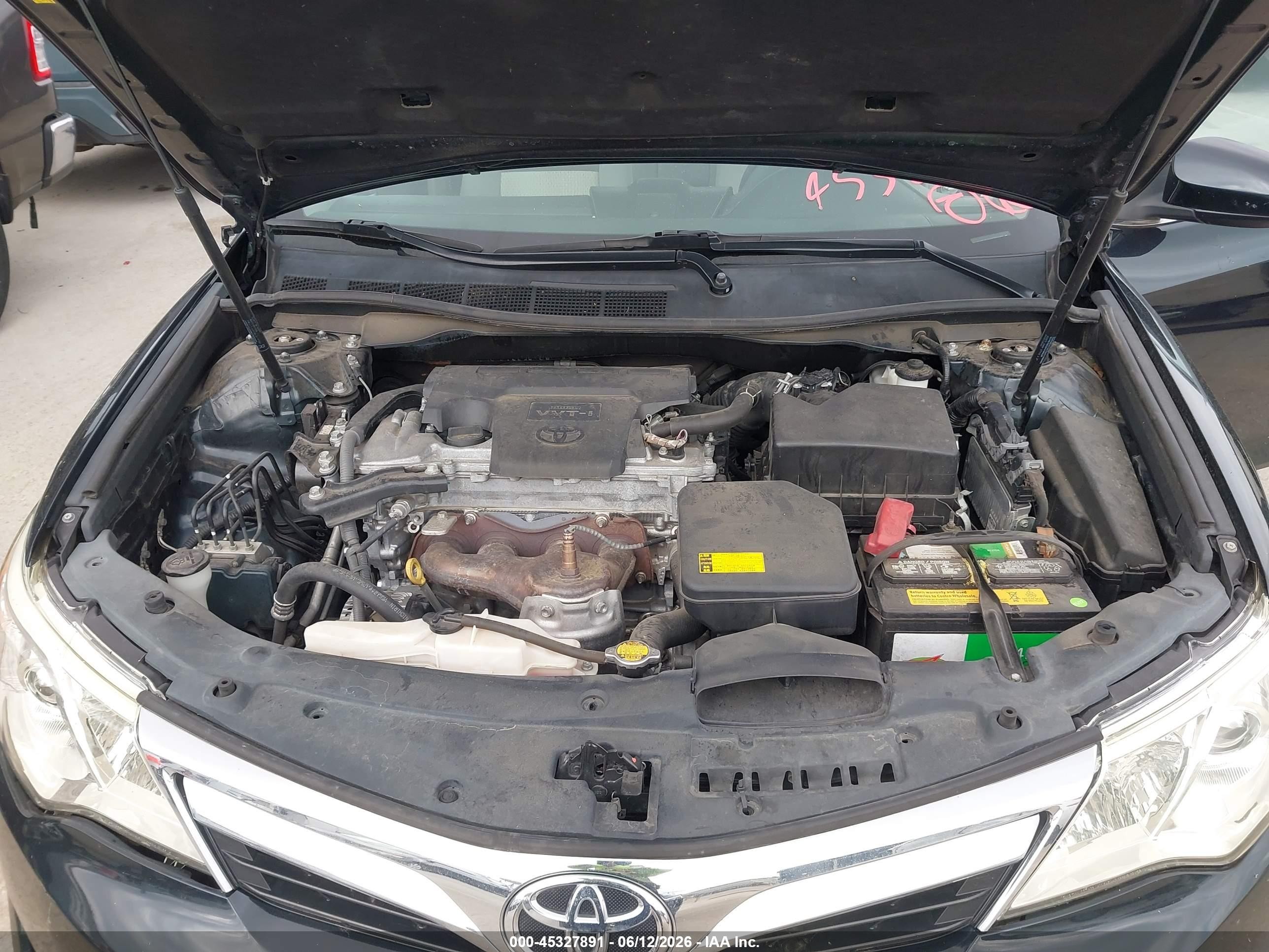 2013 Toyota Camry Le Black vin: 4T4BF1FK3DR303487