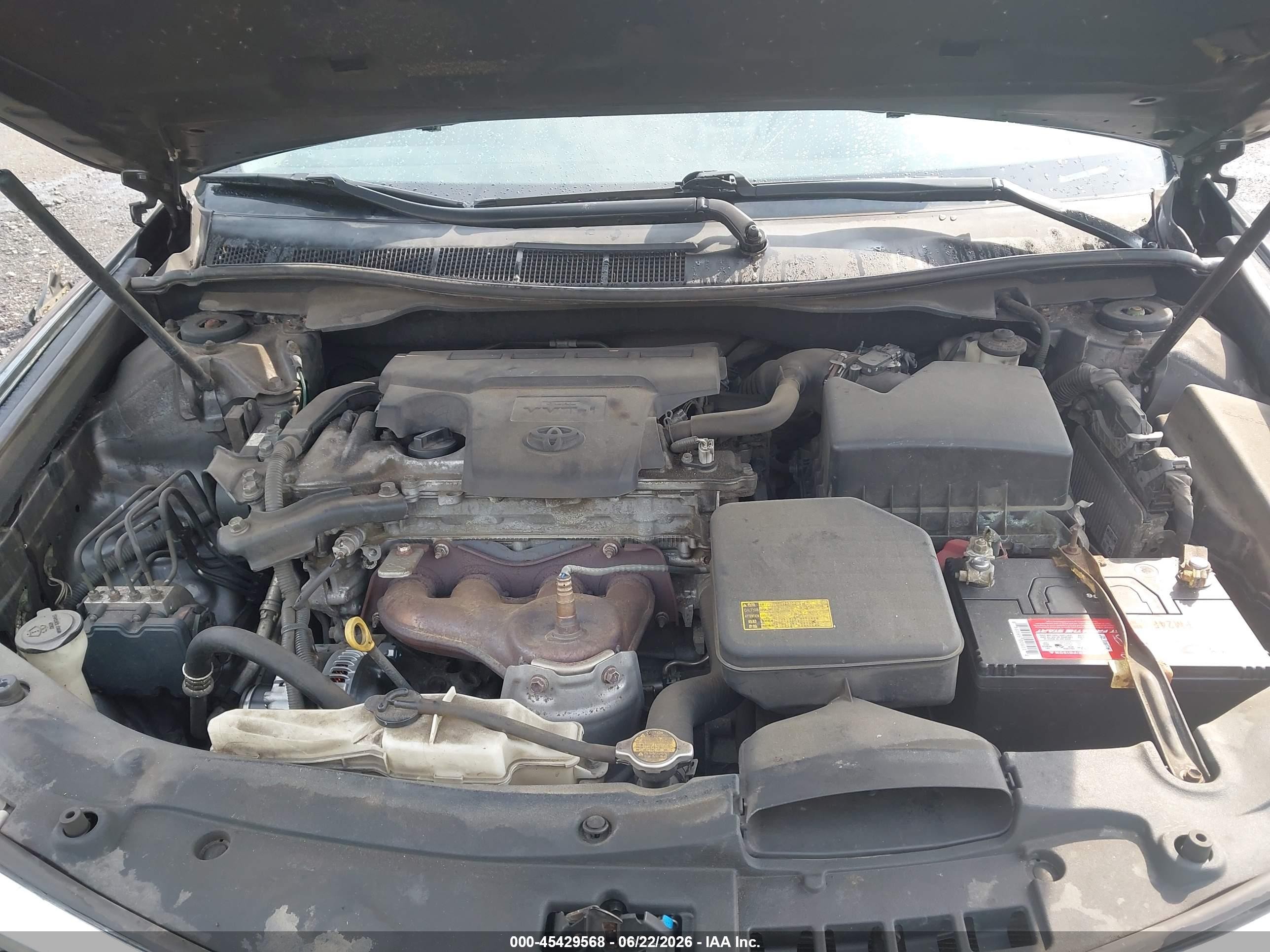 2013 Toyota Camry Xle Gray vin: 4T4BF1FK3DR321925