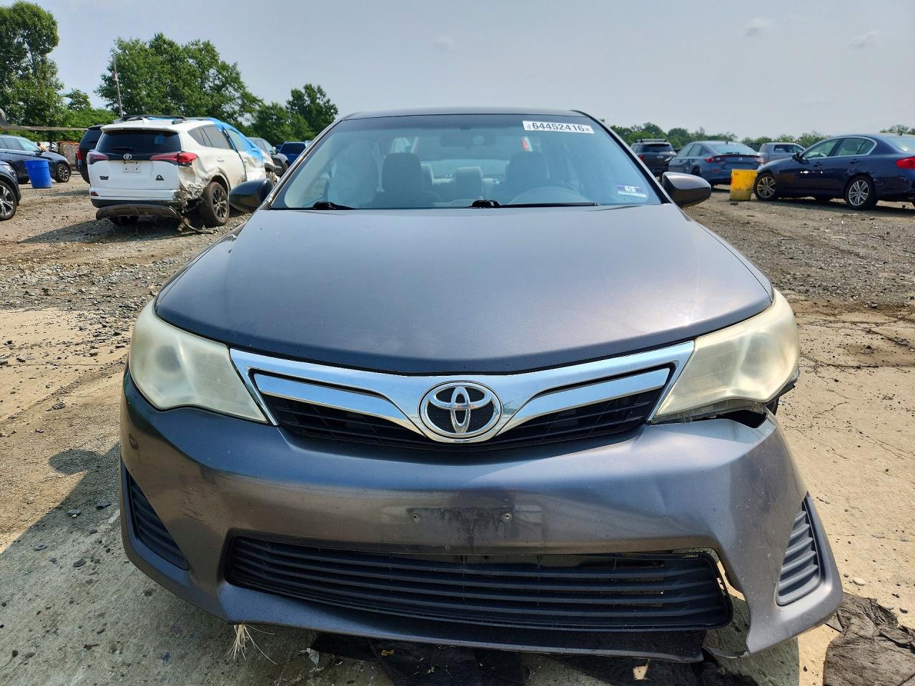 2013 Toyota Camry Le Gray vin: 4T4BF1FK3DR322556