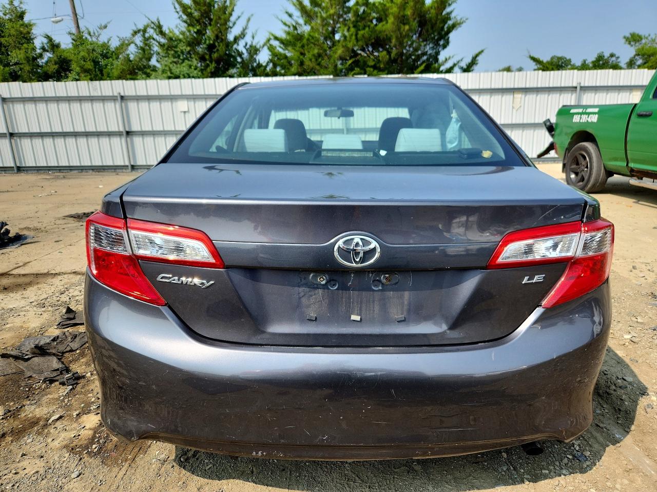 2013 Toyota Camry Le Gray vin: 4T4BF1FK3DR322556