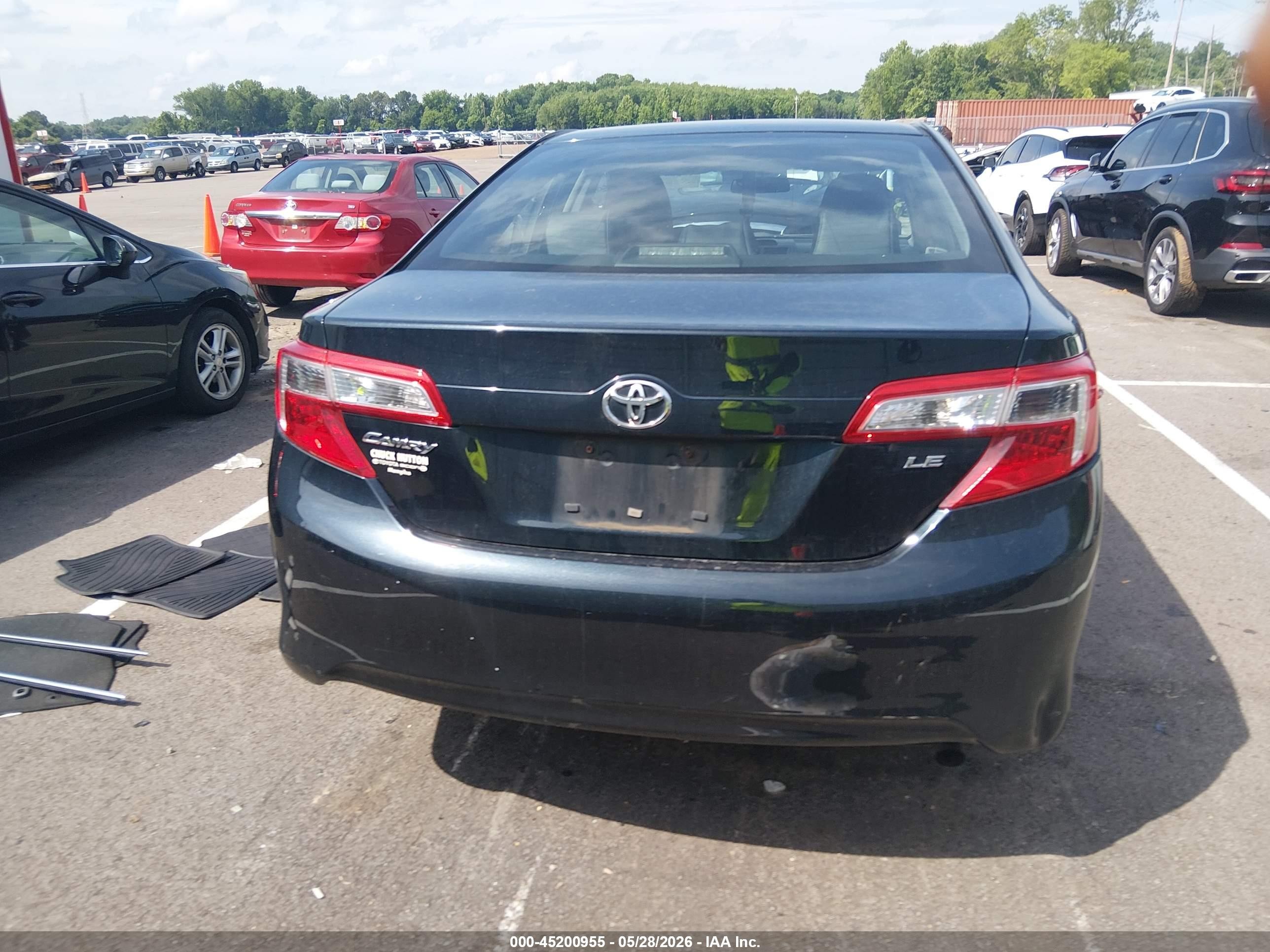 2013 Toyota Camry Le Синий vin: 4T4BF1FK3DR327465