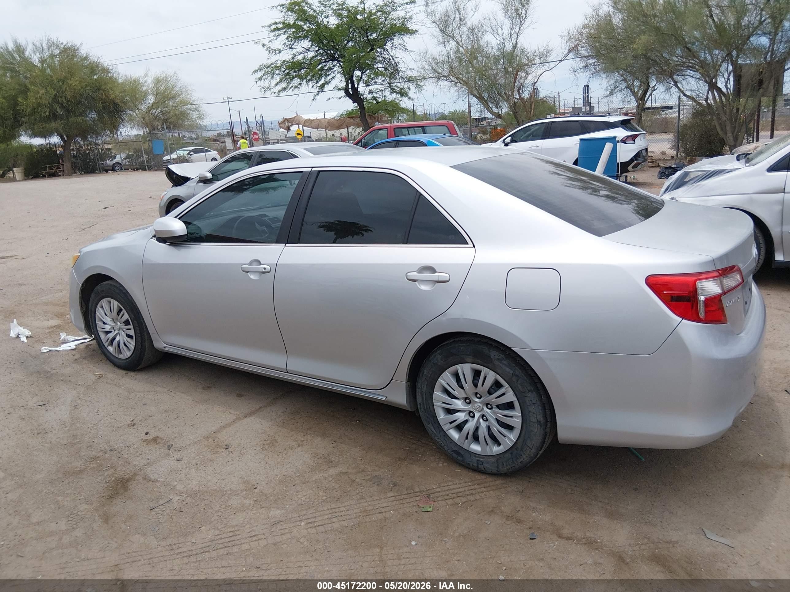 2013 Toyota Camry Le Silver vin: 4T4BF1FK3DR332813