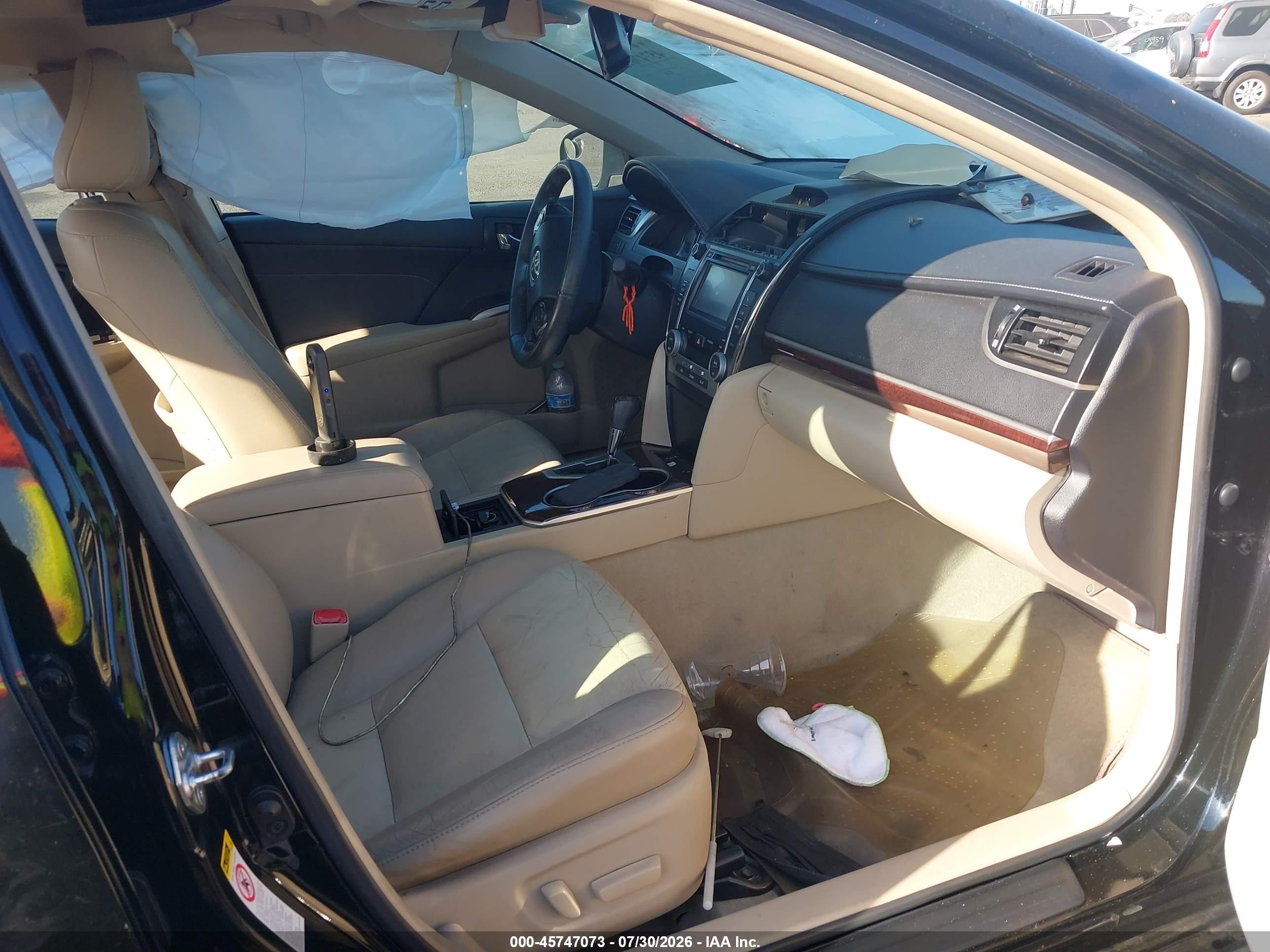2013 Toyota Camry Xle Black vin: 4T4BF1FK3DR333931