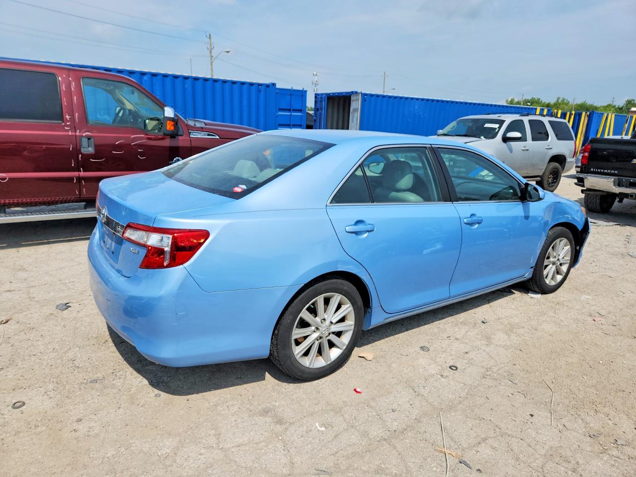 2014 Toyota Camry Xle Blue vin: 4T4BF1FK3ER344607