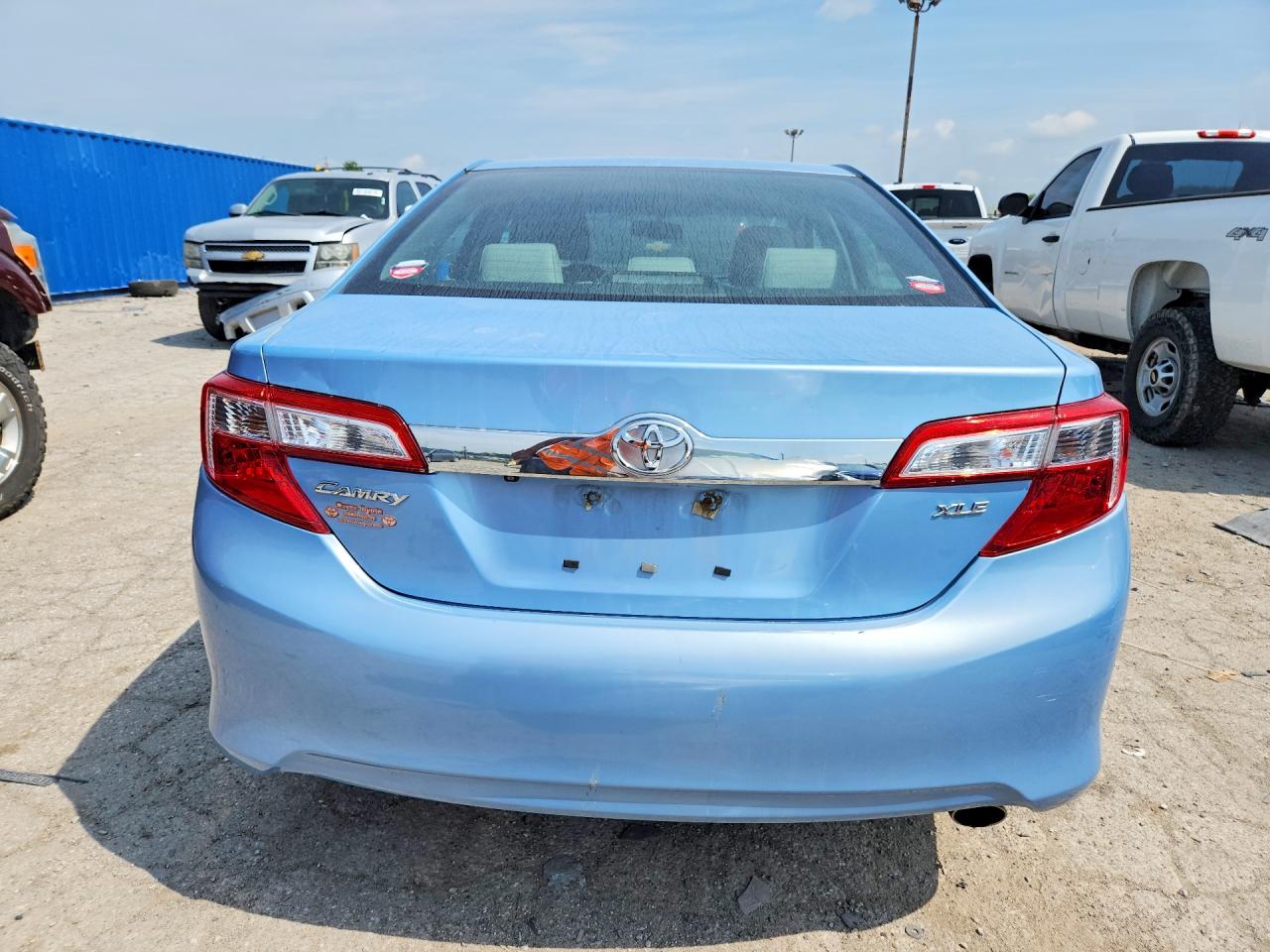 2014 Toyota Camry Xle Blue vin: 4T4BF1FK3ER344607