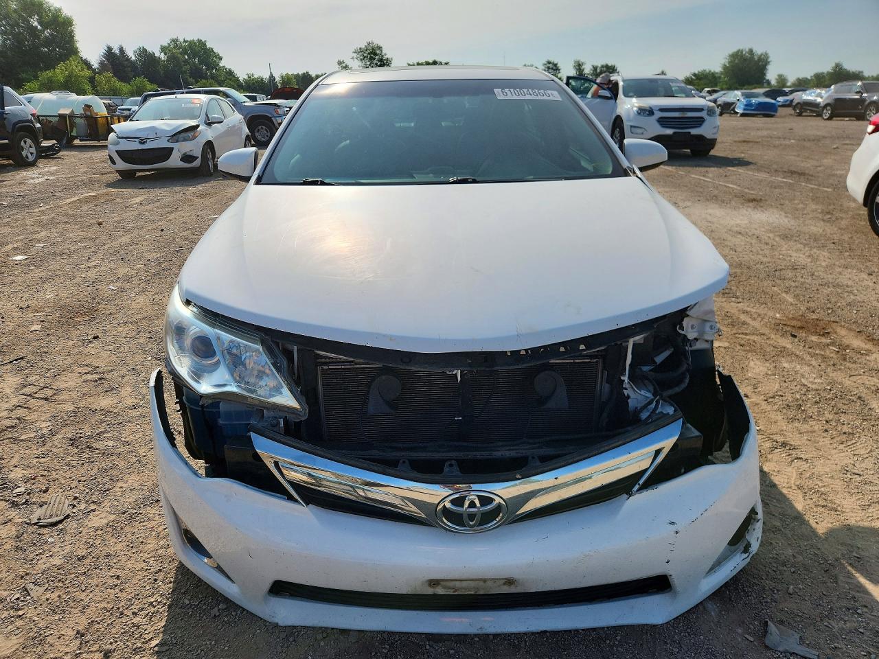 2014 Toyota Camry Xle Белый vin: 4T4BF1FK3ER355056