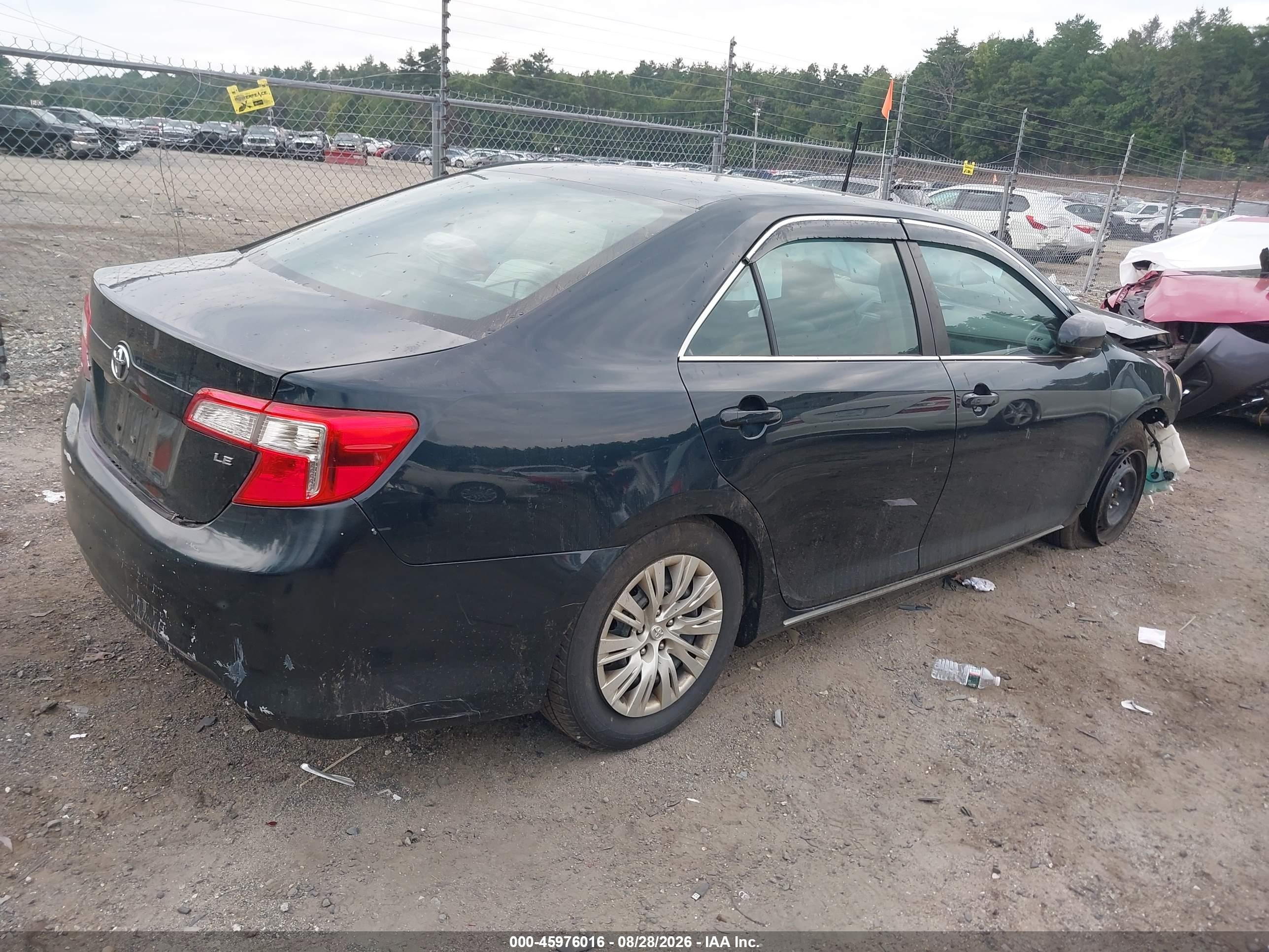 2014 Toyota Camry Le Black vin: 4T4BF1FK3ER386016