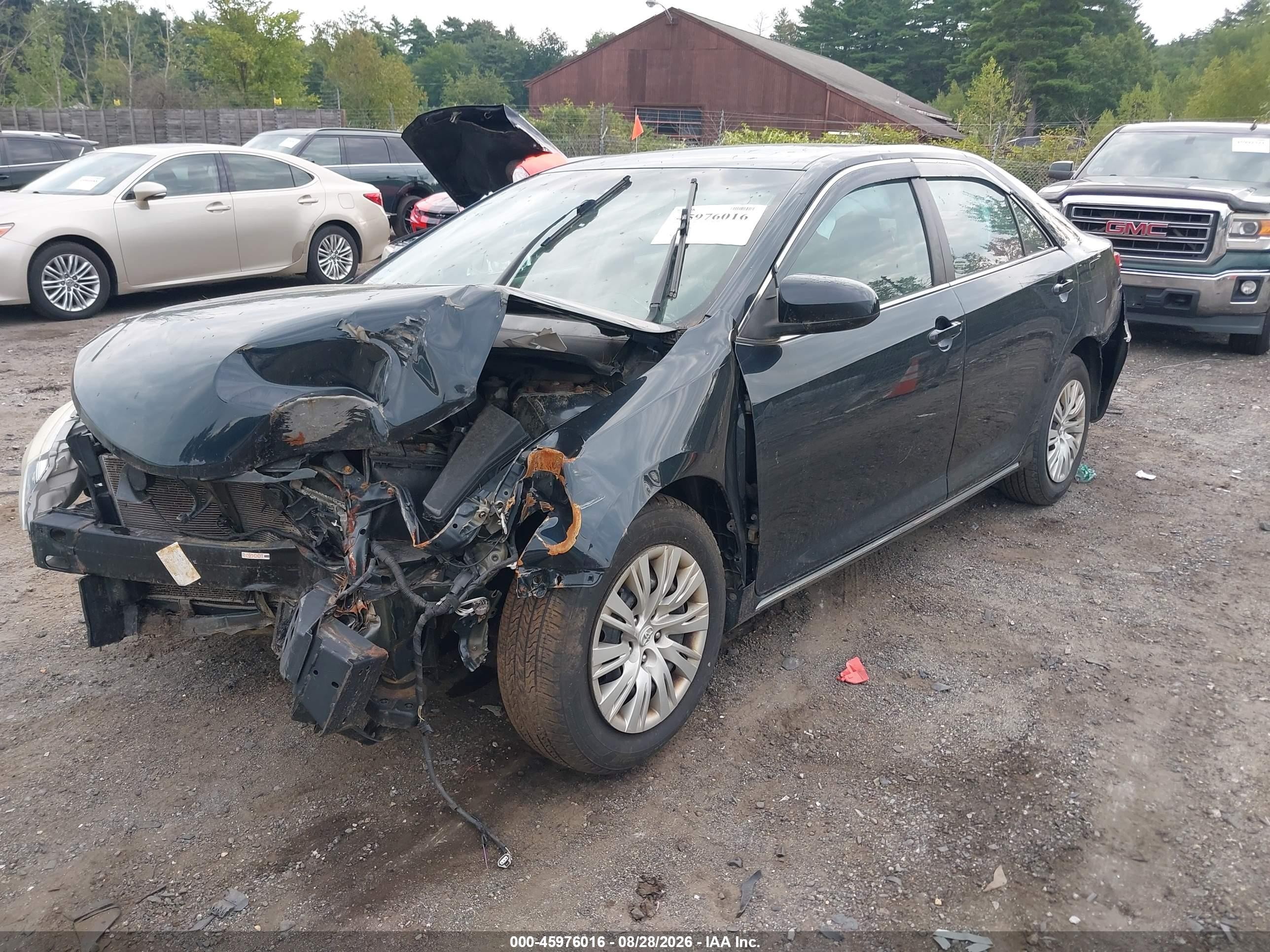 2014 Toyota Camry Le Black vin: 4T4BF1FK3ER386016