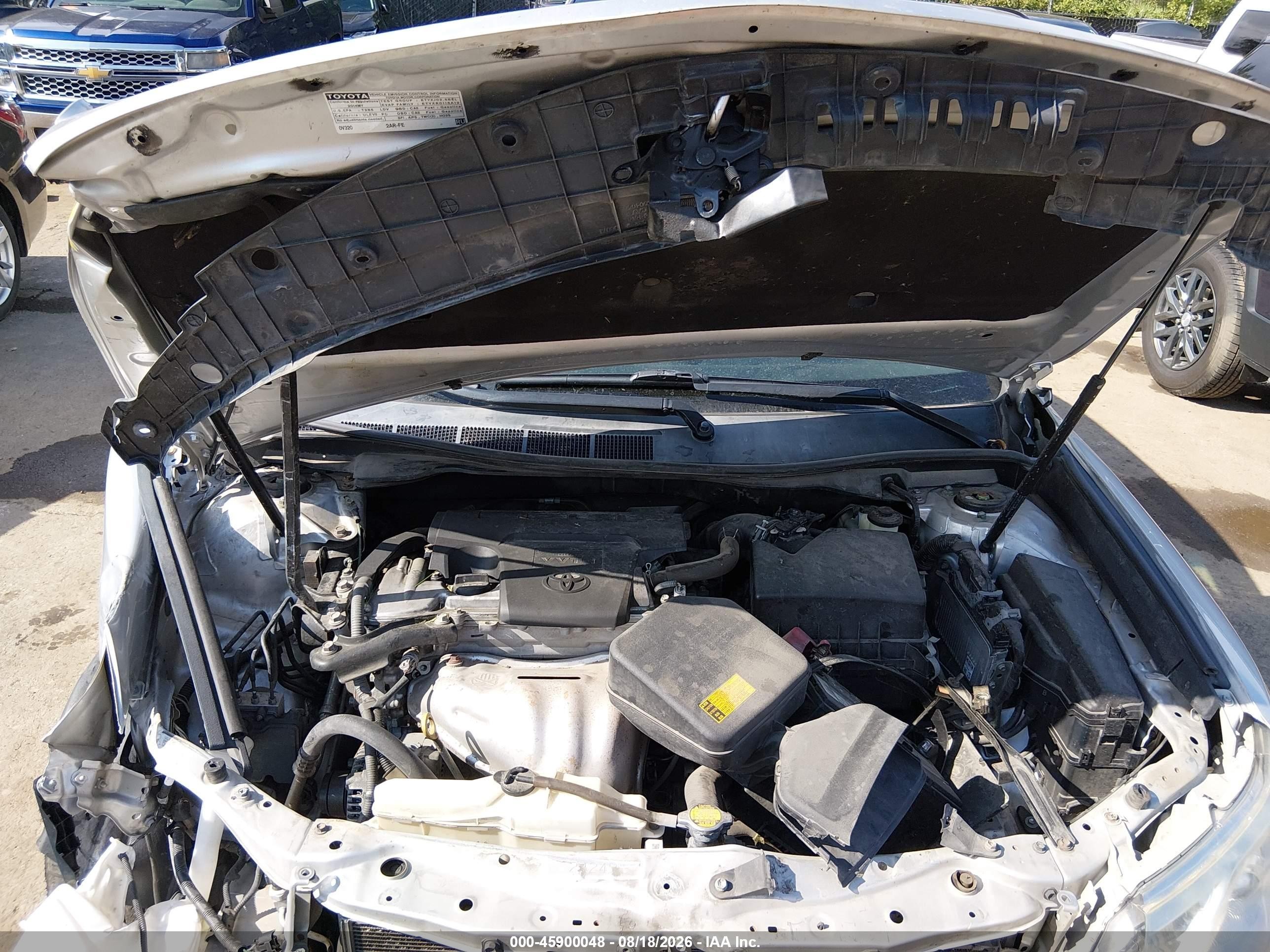 2014 Toyota Camry Xle Silver vin: 4T4BF1FK3ER423792
