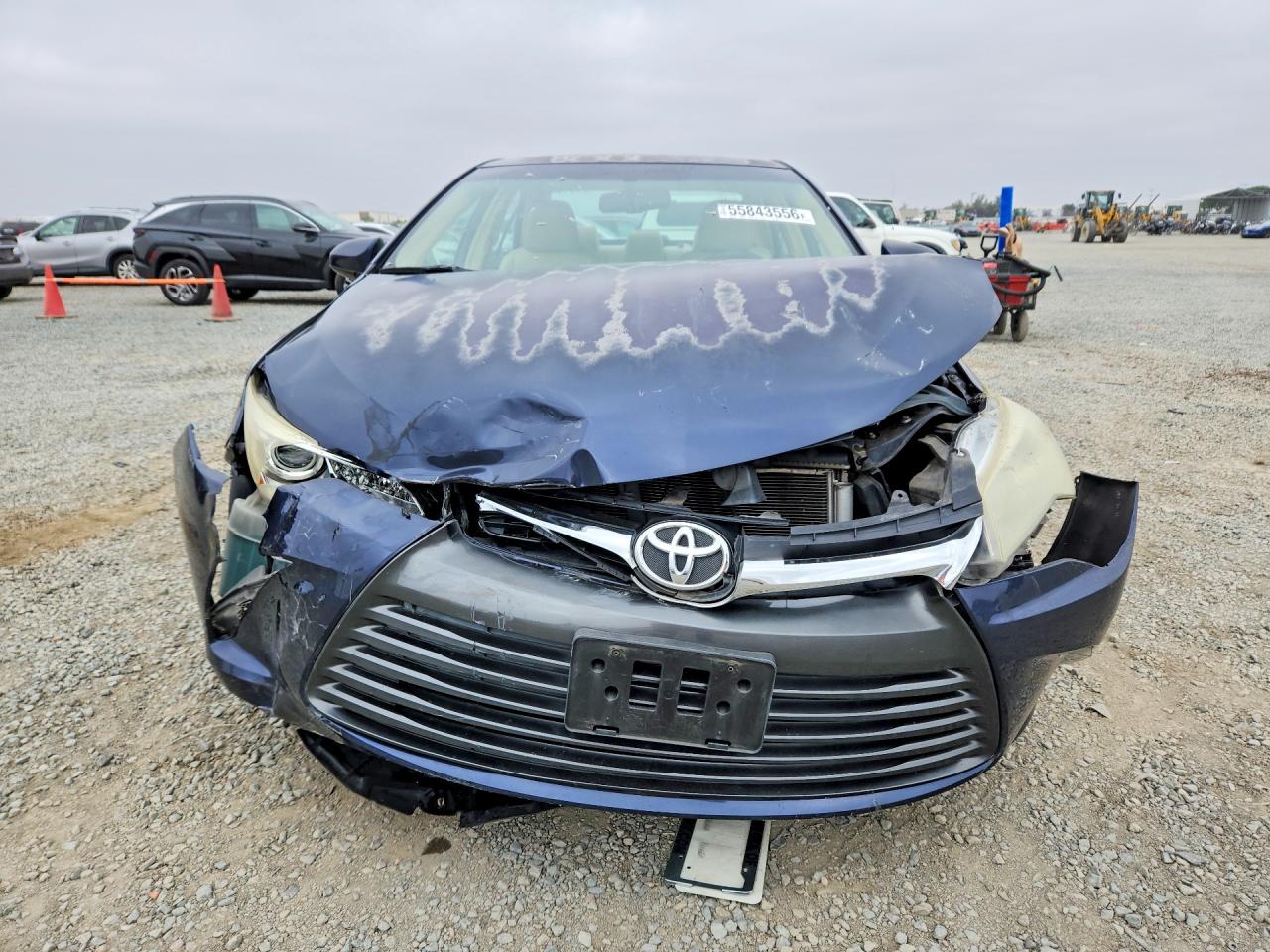 2015 Toyota Camry Xle Blue vin: 4T4BF1FK3FR458169