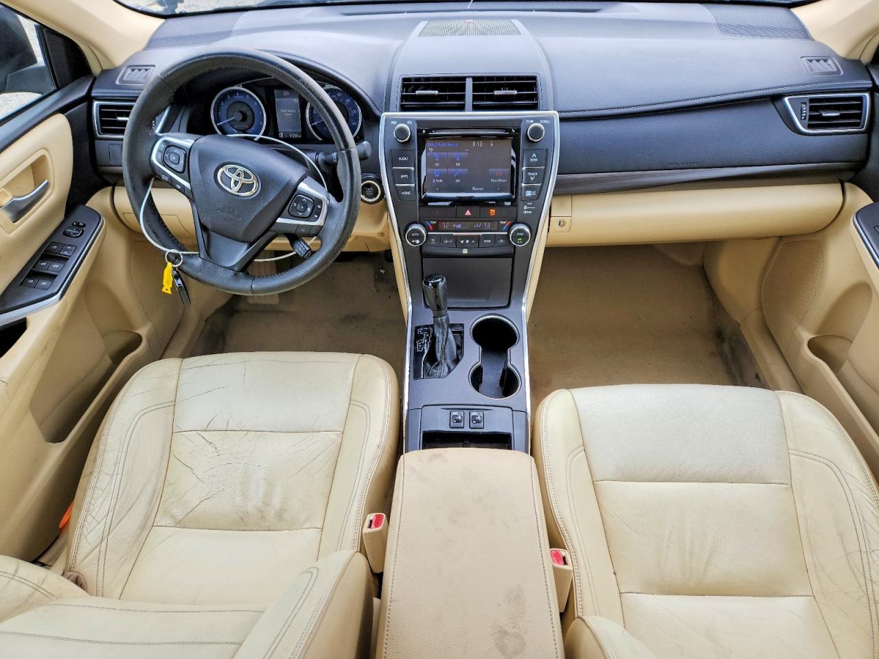 2015 Toyota Camry Xle Blue vin: 4T4BF1FK3FR458169