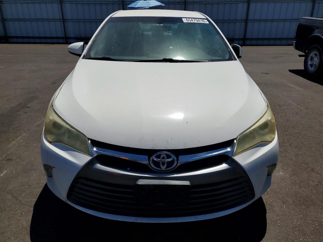 2015 Toyota Camry Le White vin: 4T4BF1FK3FR486781