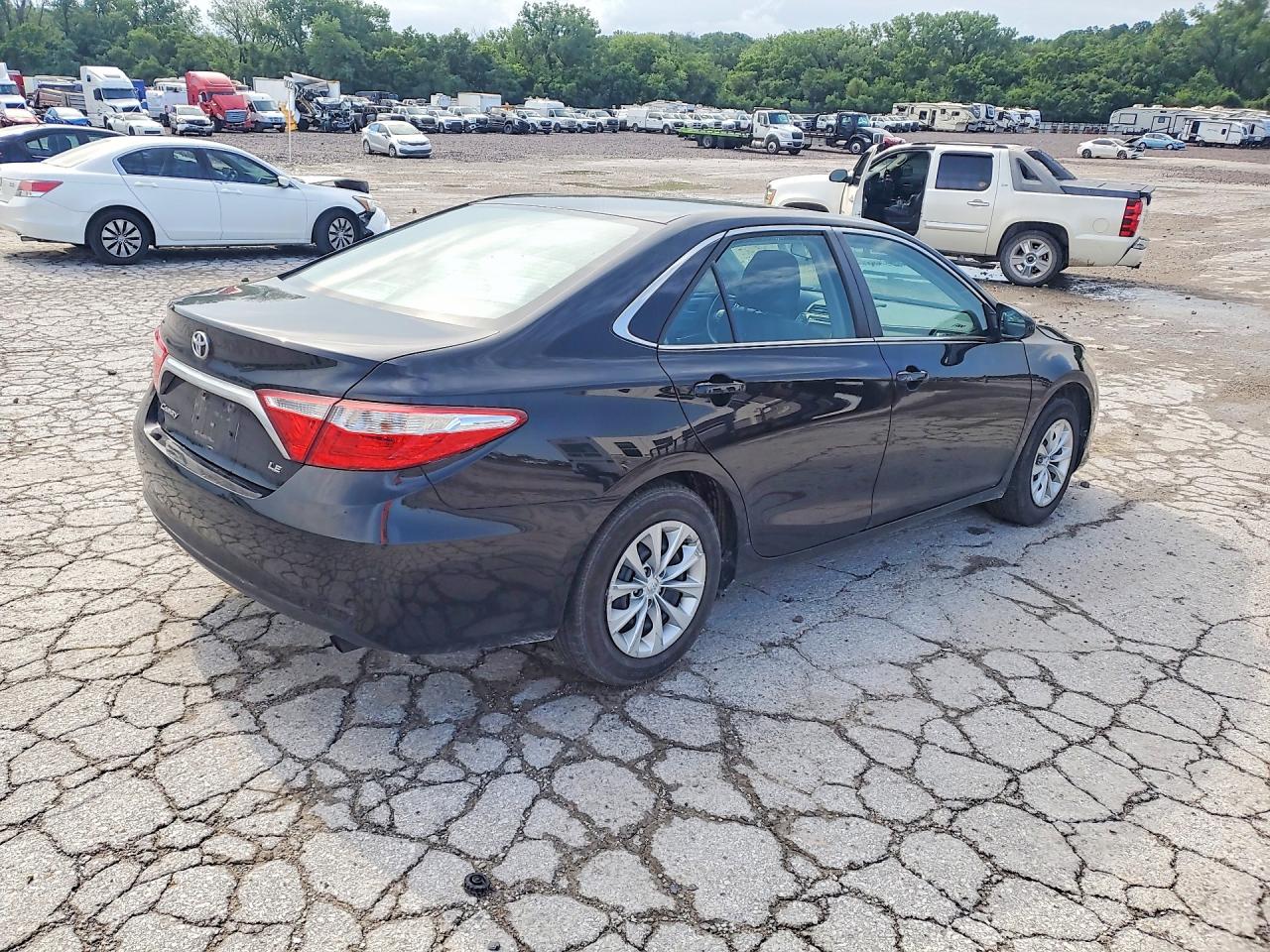 2015 Toyota Camry Le Black vin: 4T4BF1FK3FR493262