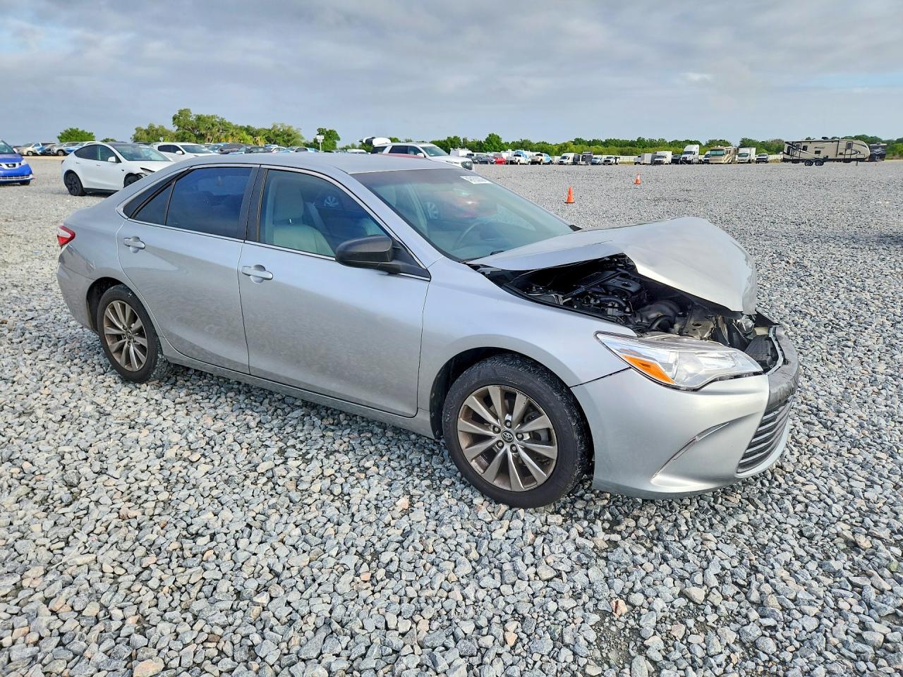 2015 Toyota Camry Xle Серый vin: 4T4BF1FK3FR497151