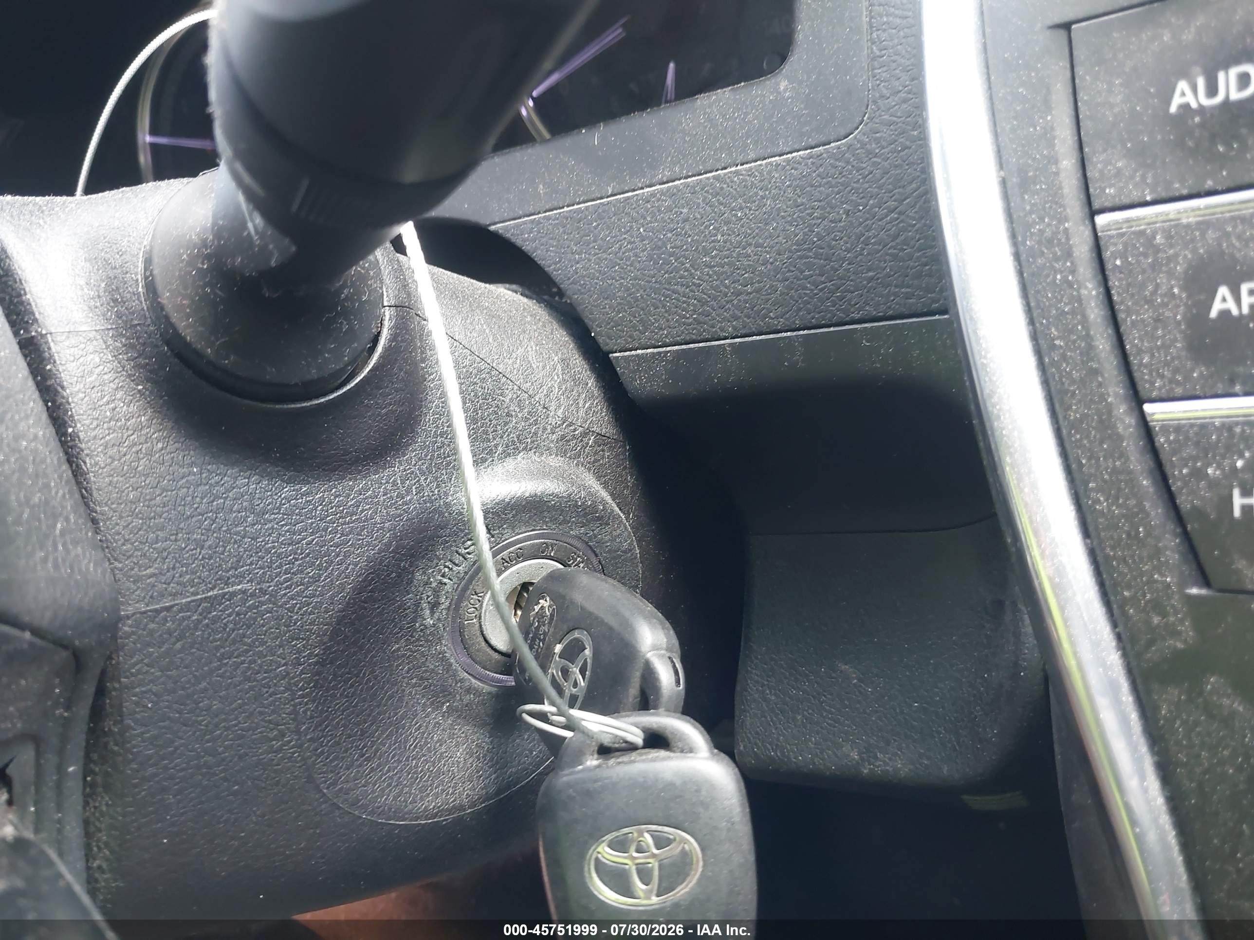 2015 Toyota Camry Xle Серый vin: 4T4BF1FK3FR512361
