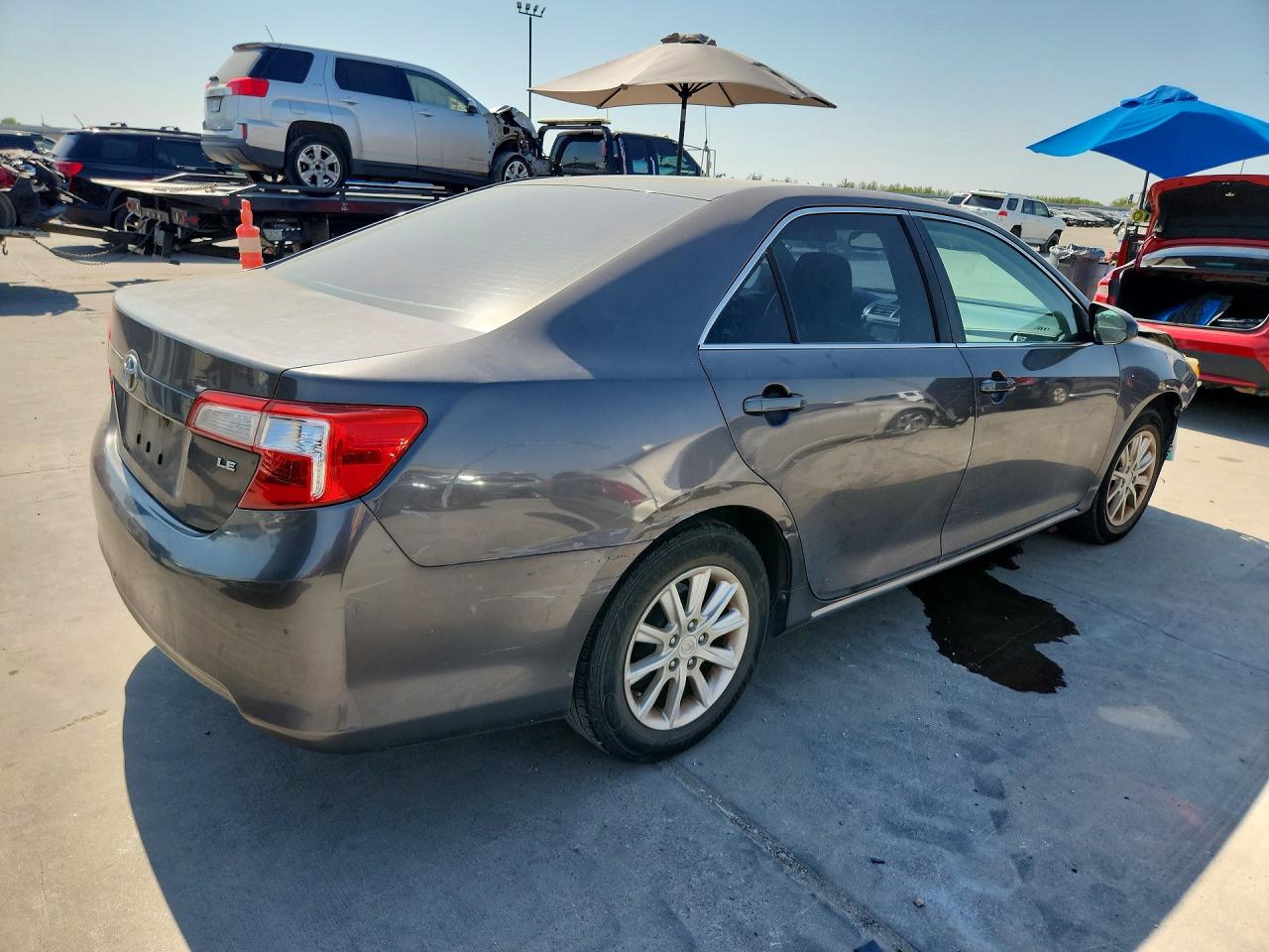 2012 Toyota Camry Le Gray vin: 4T4BF1FK4CR161360