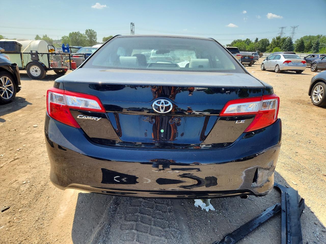 2012 Toyota Camry Le Black vin: 4T4BF1FK4CR178465
