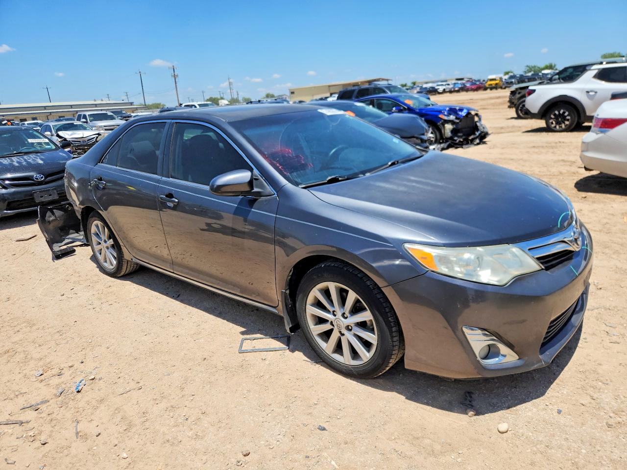 2012 Toyota Camry Xle Серый vin: 4T4BF1FK4CR189224