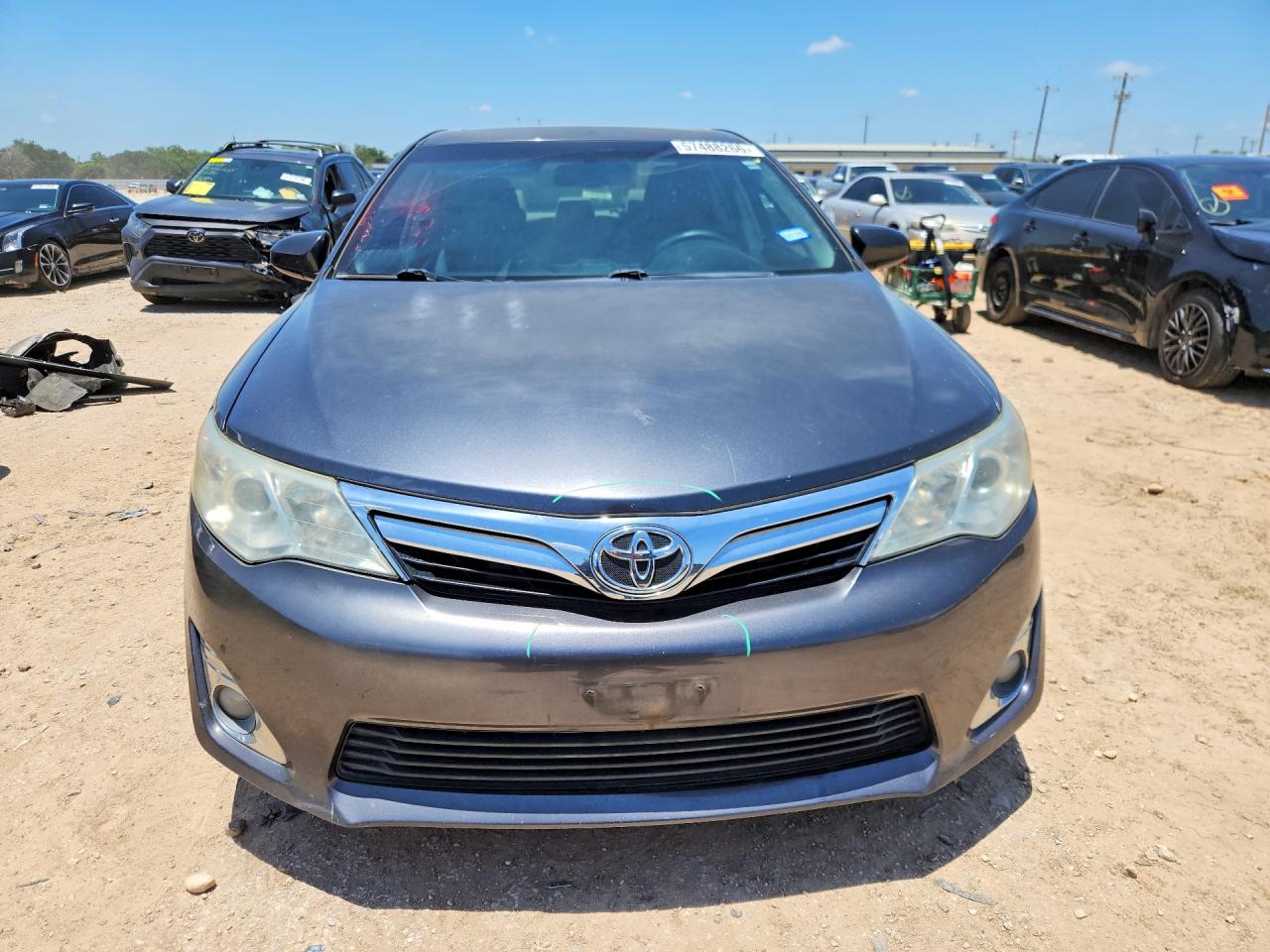 2012 Toyota Camry Xle Серый vin: 4T4BF1FK4CR189224